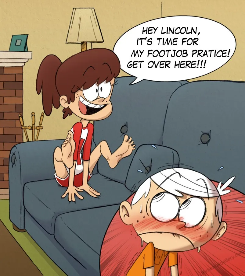 Lynn's Footjob Practice porno comics Cover