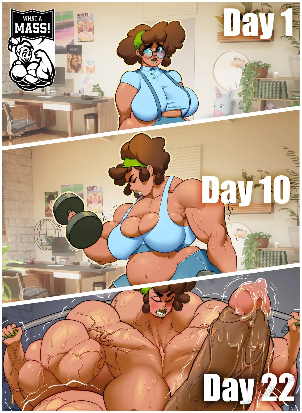 Tracy's Growvember porno comics Cover
