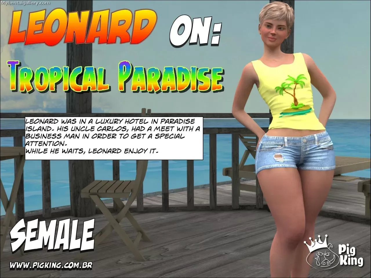 Leonard On - Tropical Paradise 1 porno comics