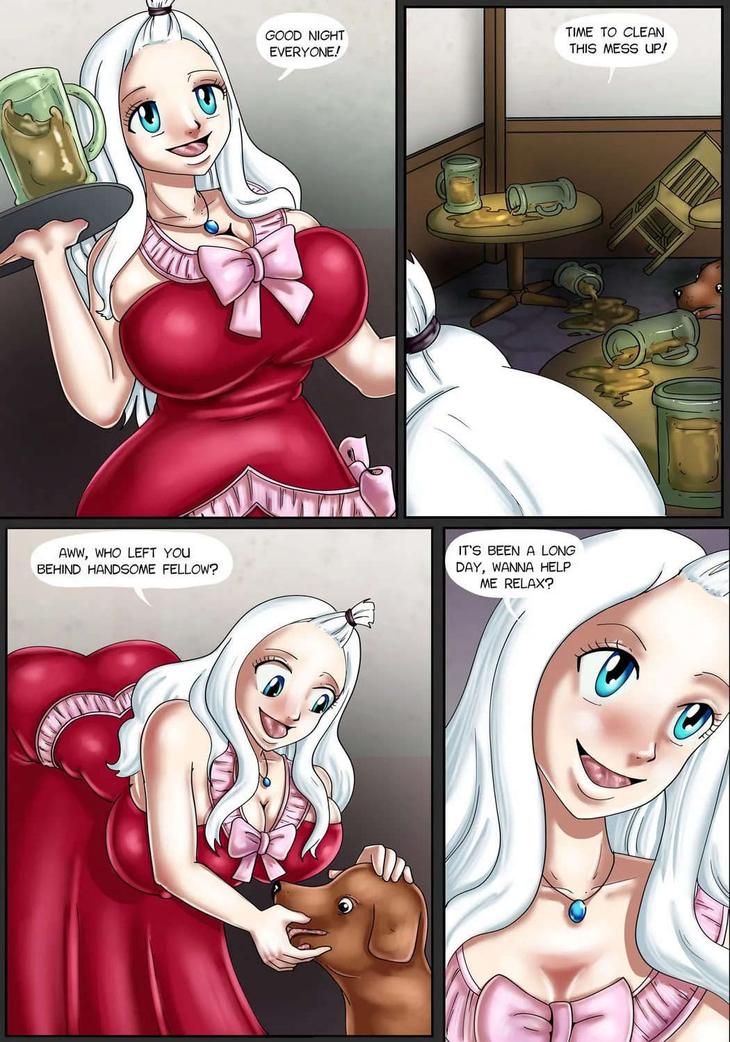 Fairy Tail Dog Days 4 - Mirajane porno comics
