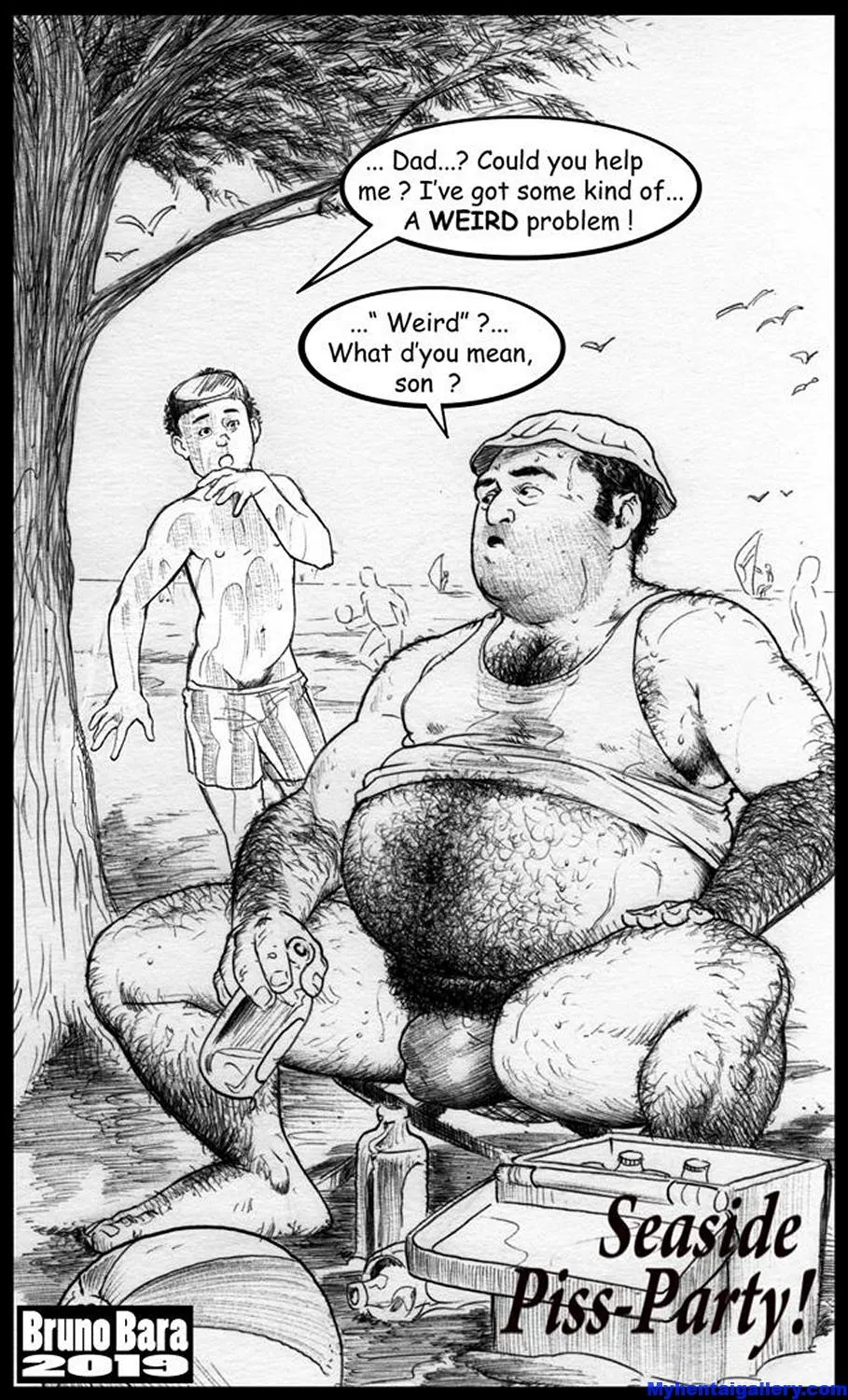 Seaside Piss-Party 1 porno comics