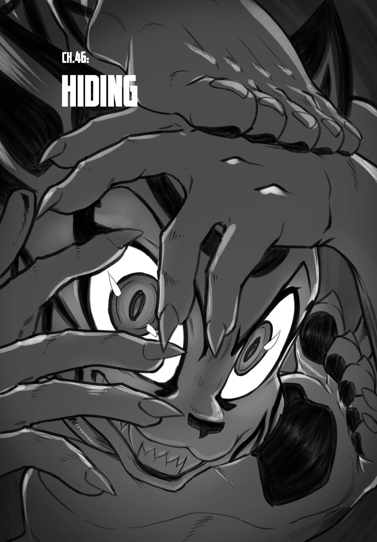 Furry Fight Chronicles 46 - Hiding porno comics