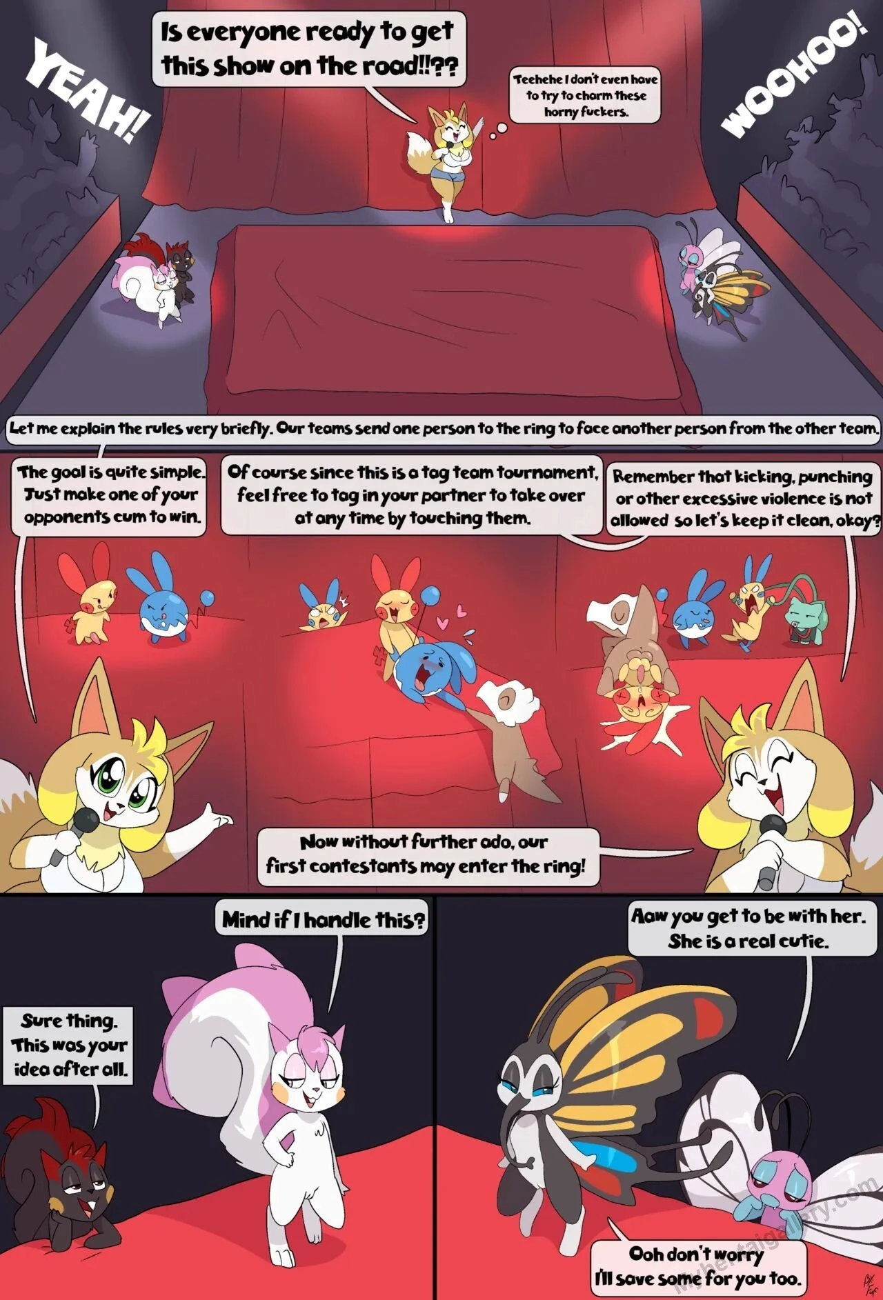 Butterfly Battle porno comics
