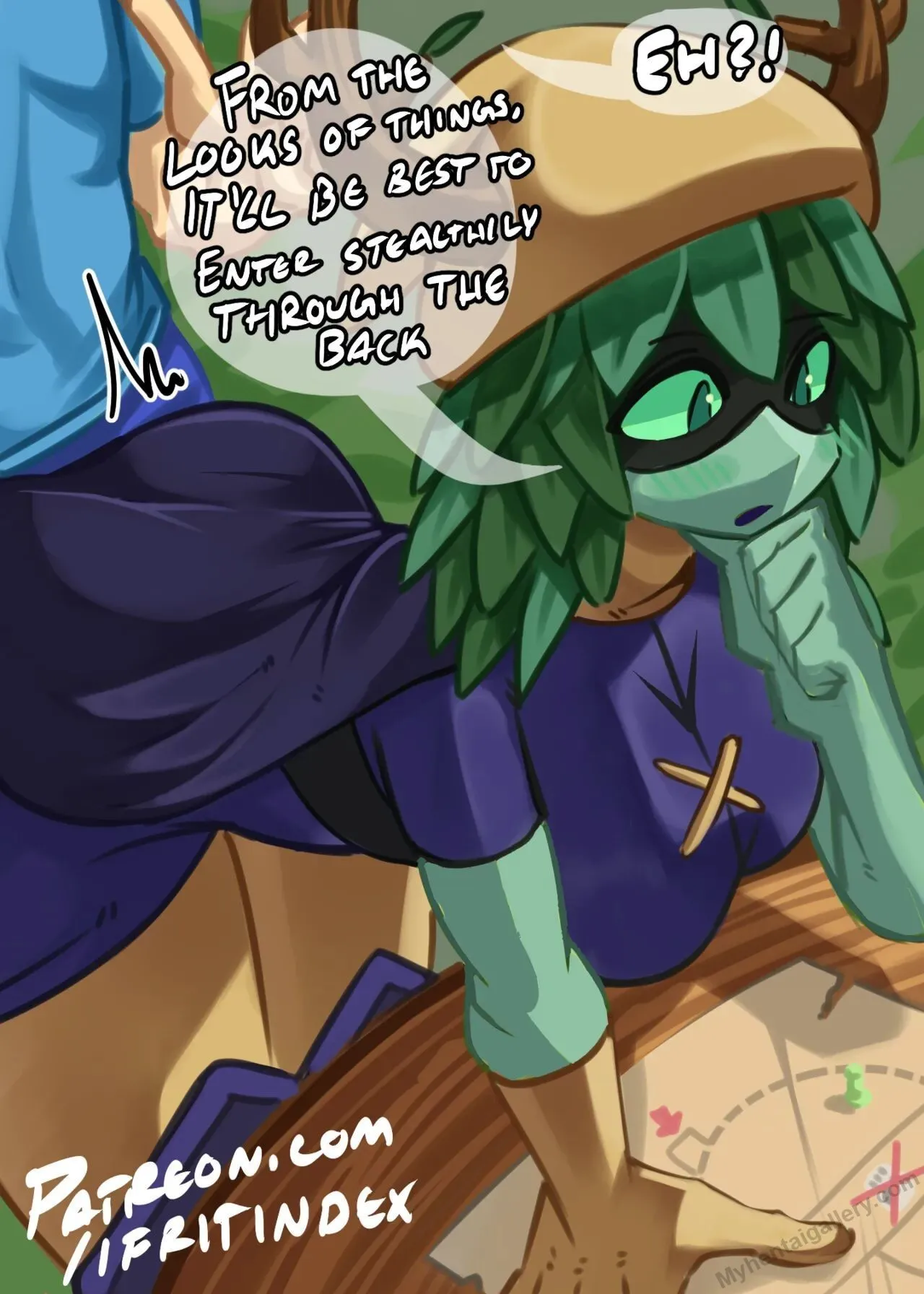 Huntress Wizard x Finn porno comics Cover