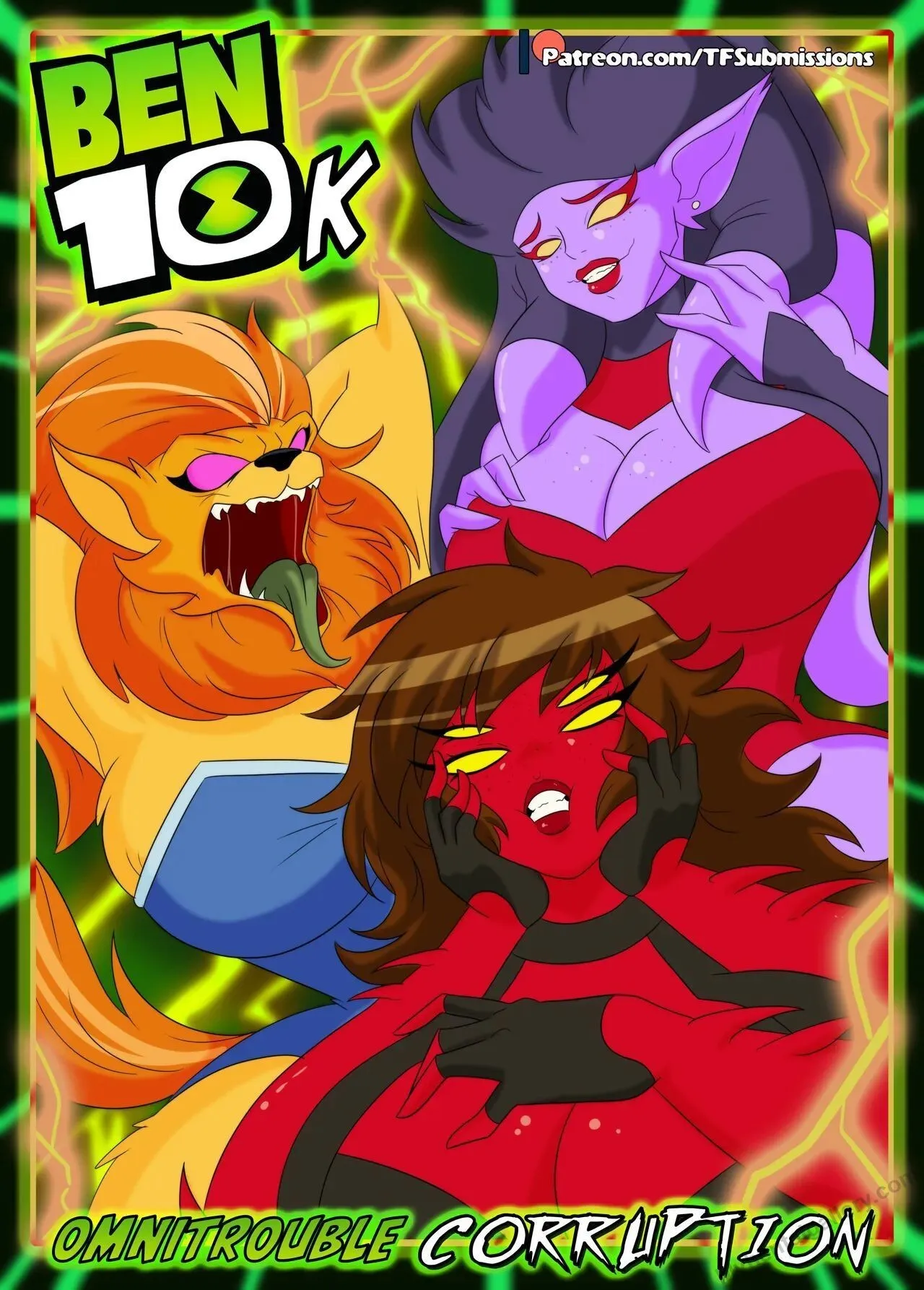 Omnitrouble Corruption porno comics Cover