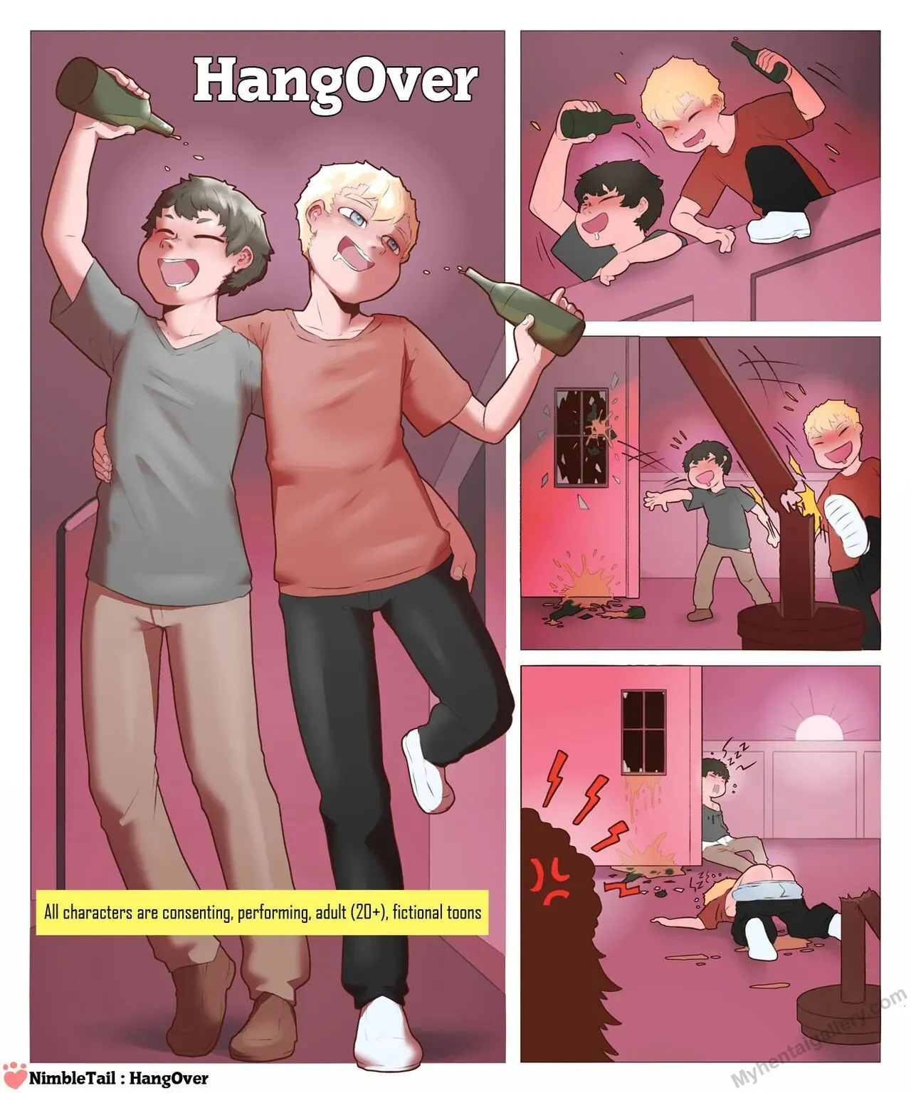 HangOver! porno comics Cover