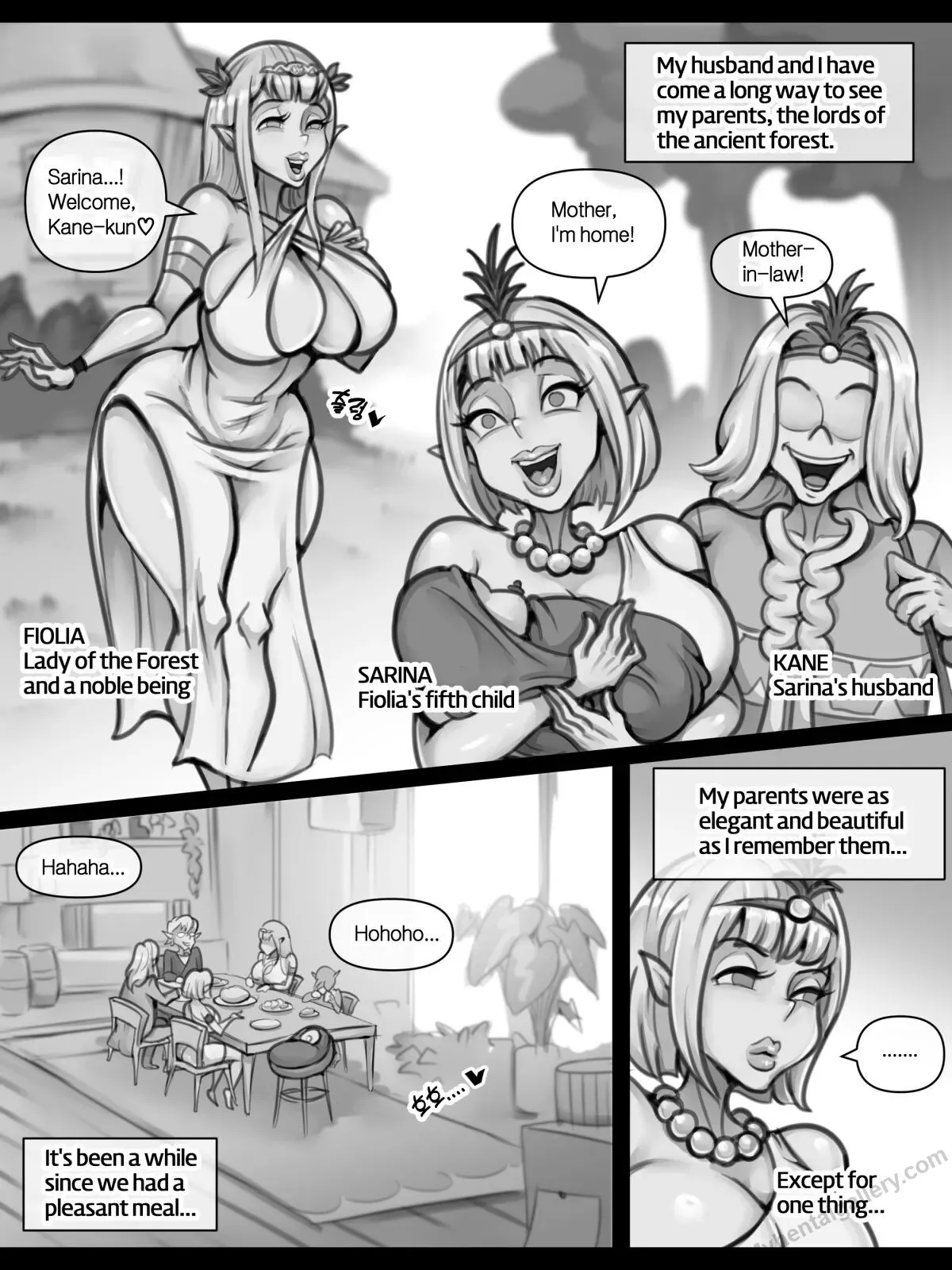 The Elf In The Forest 5 porno comics