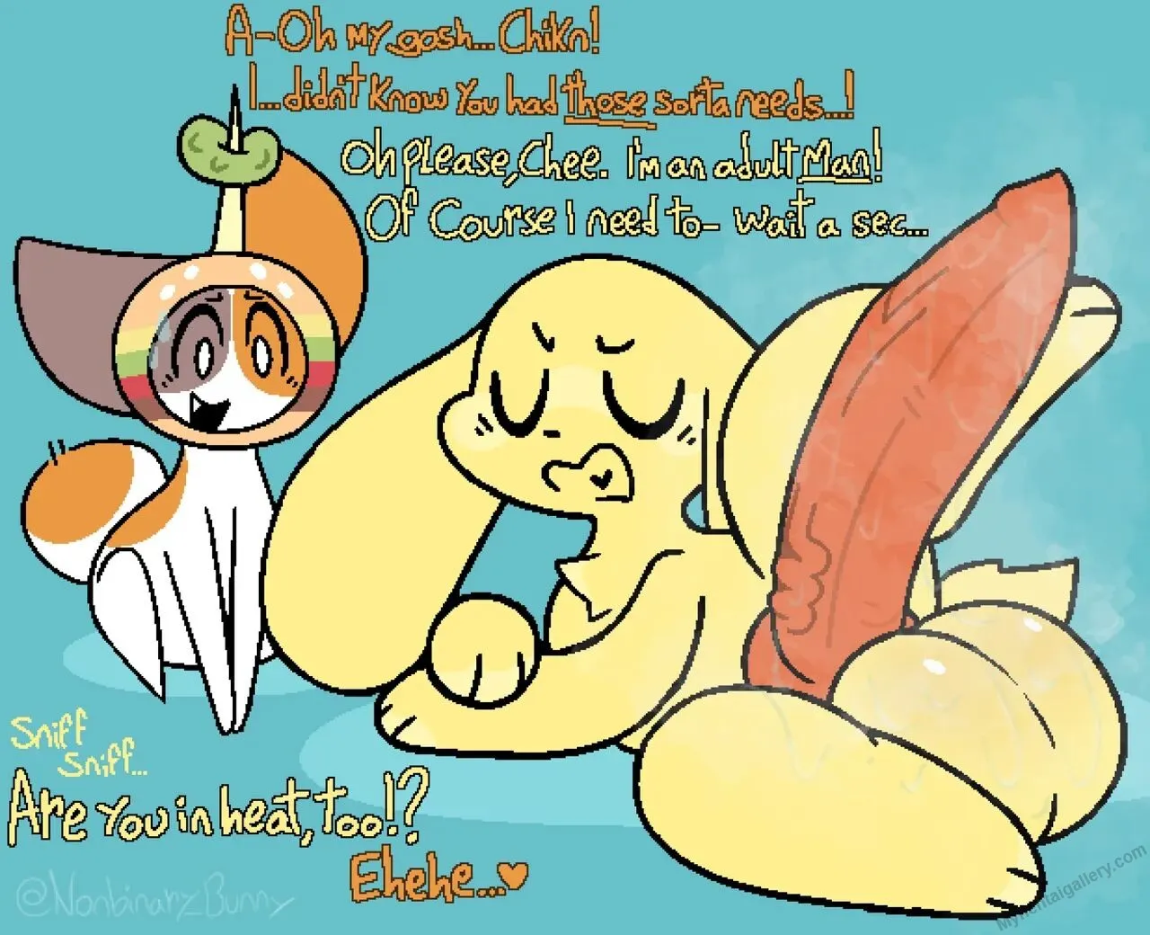 Chikn Nuggit 1 porno comics