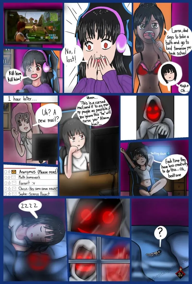 The Cursed Mail porno comics