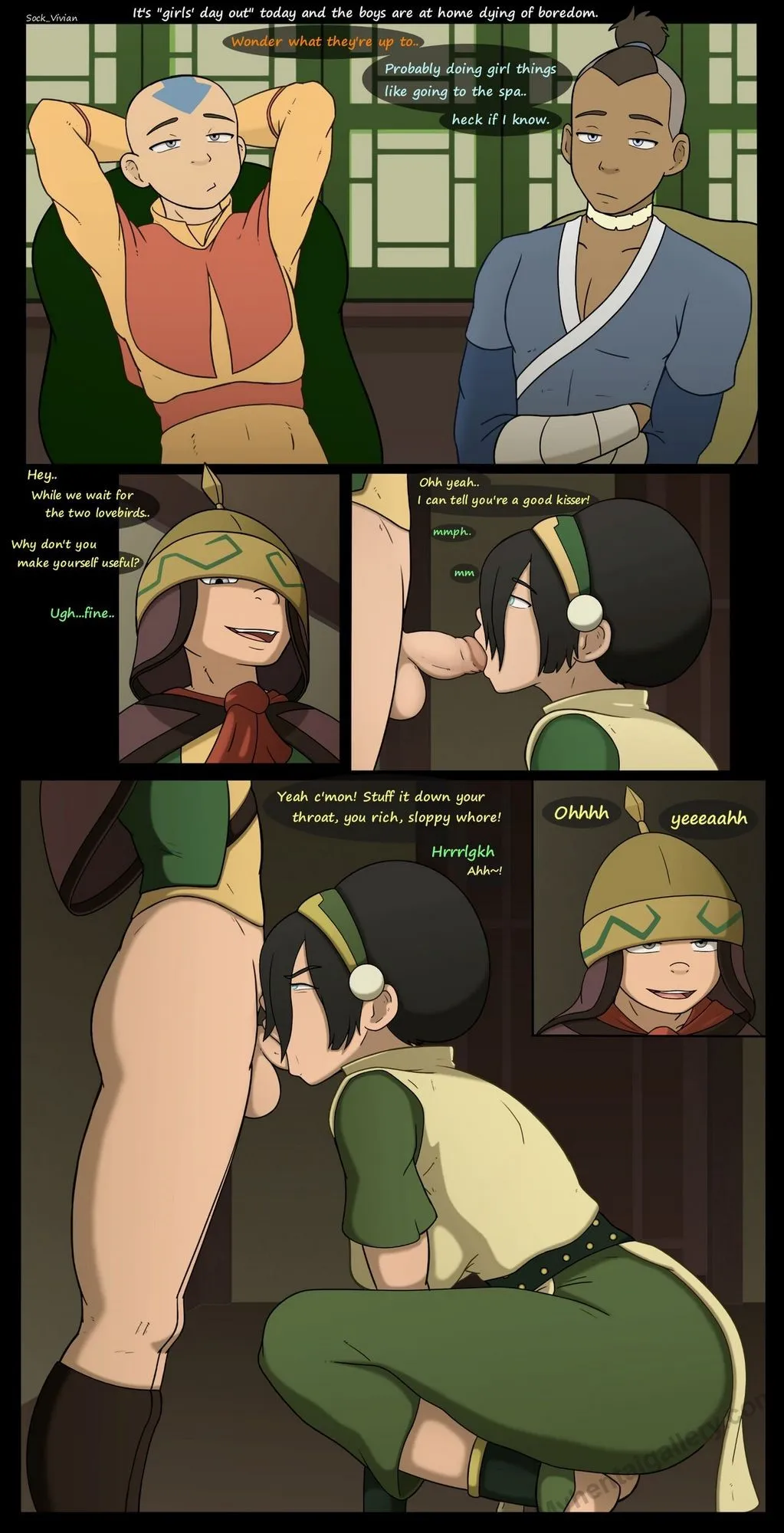 Girls Day Off porno comics