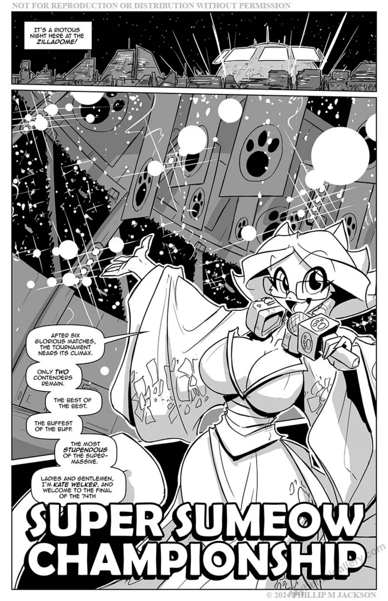 Super Sumeow Championship porno comics Cover