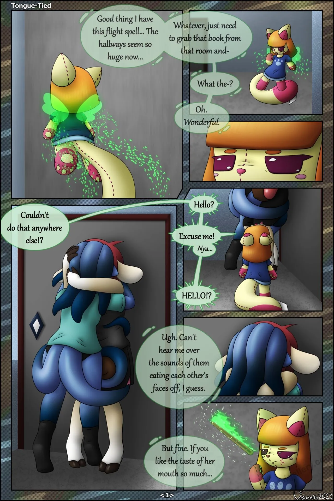 Tongue-Tied porno comics