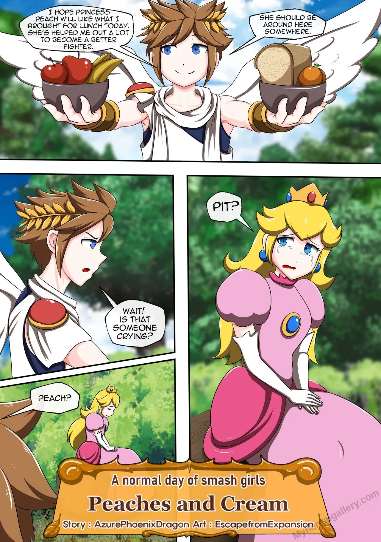 A Normal Day Of Smash Girls 3 - Peaches And Cream porno comics Cover