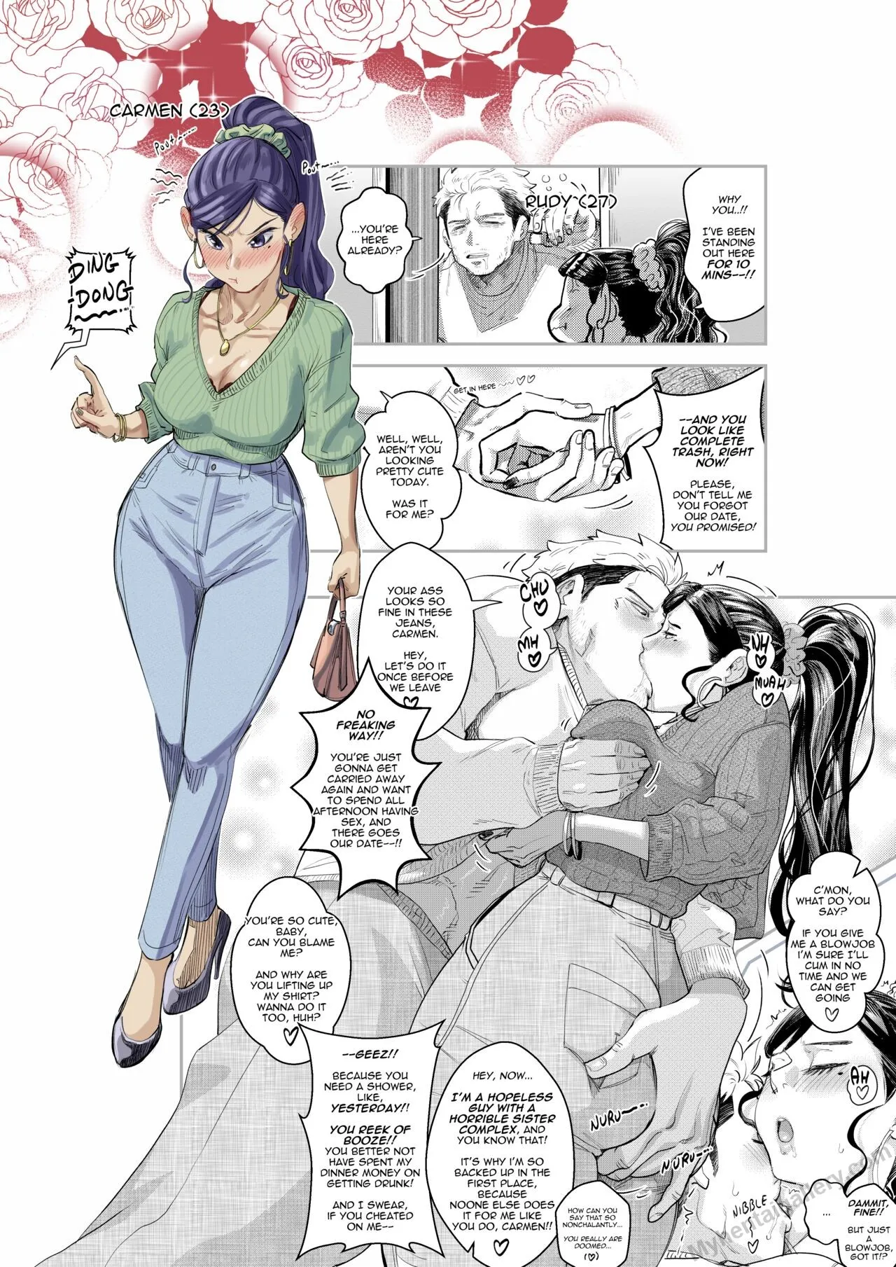Carmen And Rudy porno comics Cover