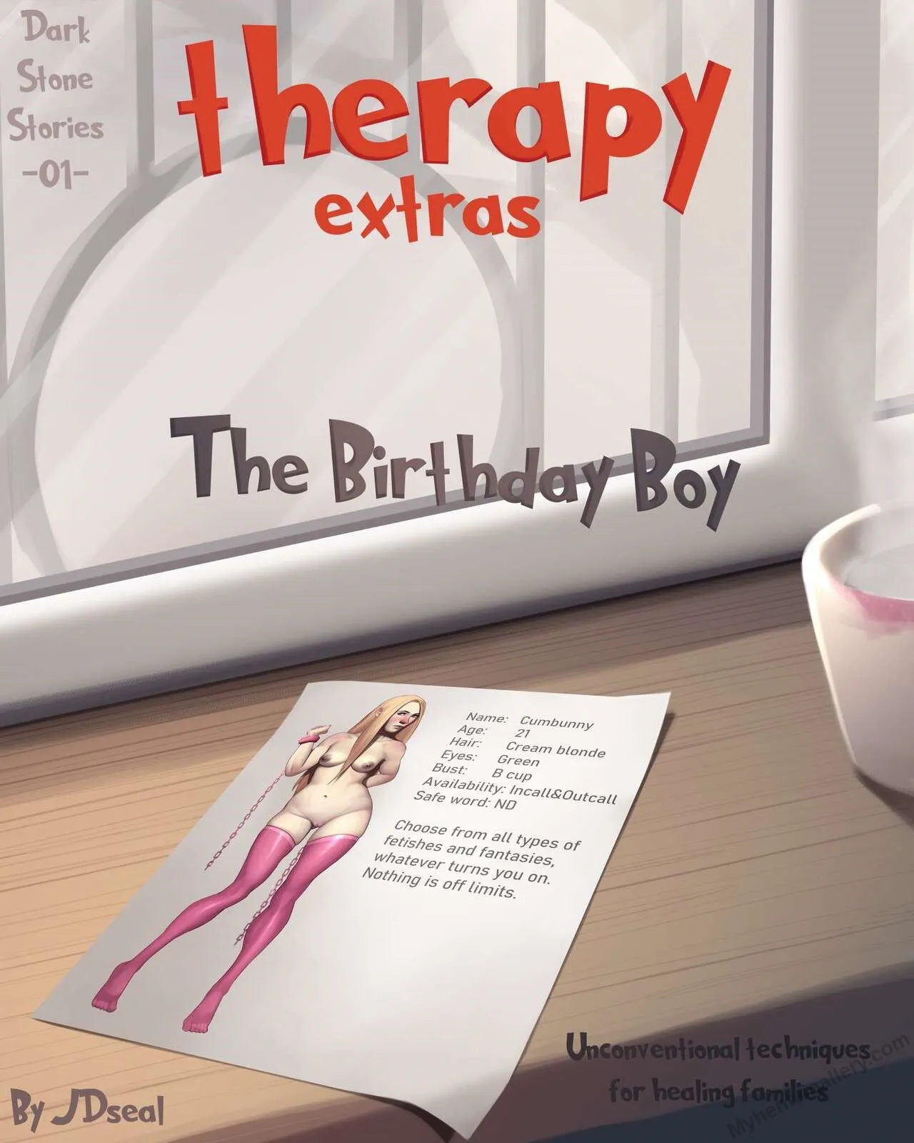 Therapy Extras - The Birthday Boy porno comics Cover