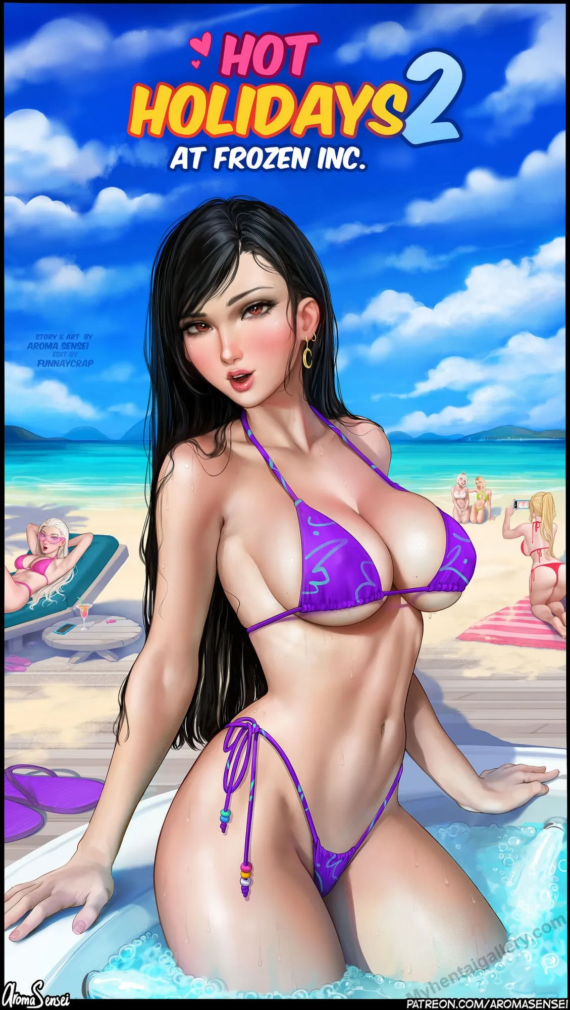 Hot Holidays At Frozen Inc. 2 porno comics Cover