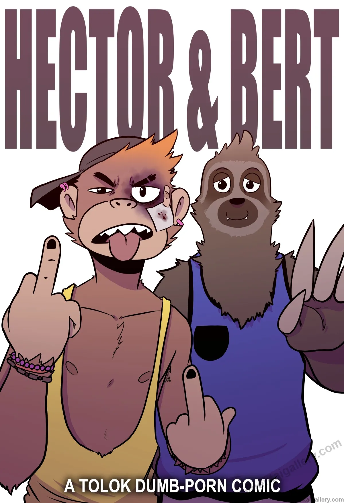 Hector & Bert porno comics Cover