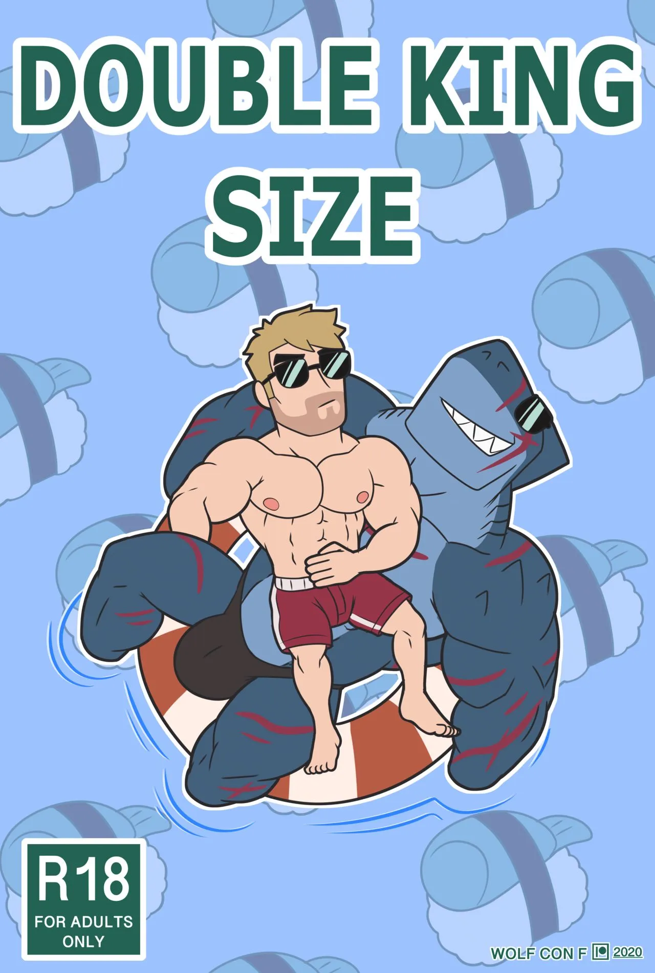 Double King Size porno comics Cover