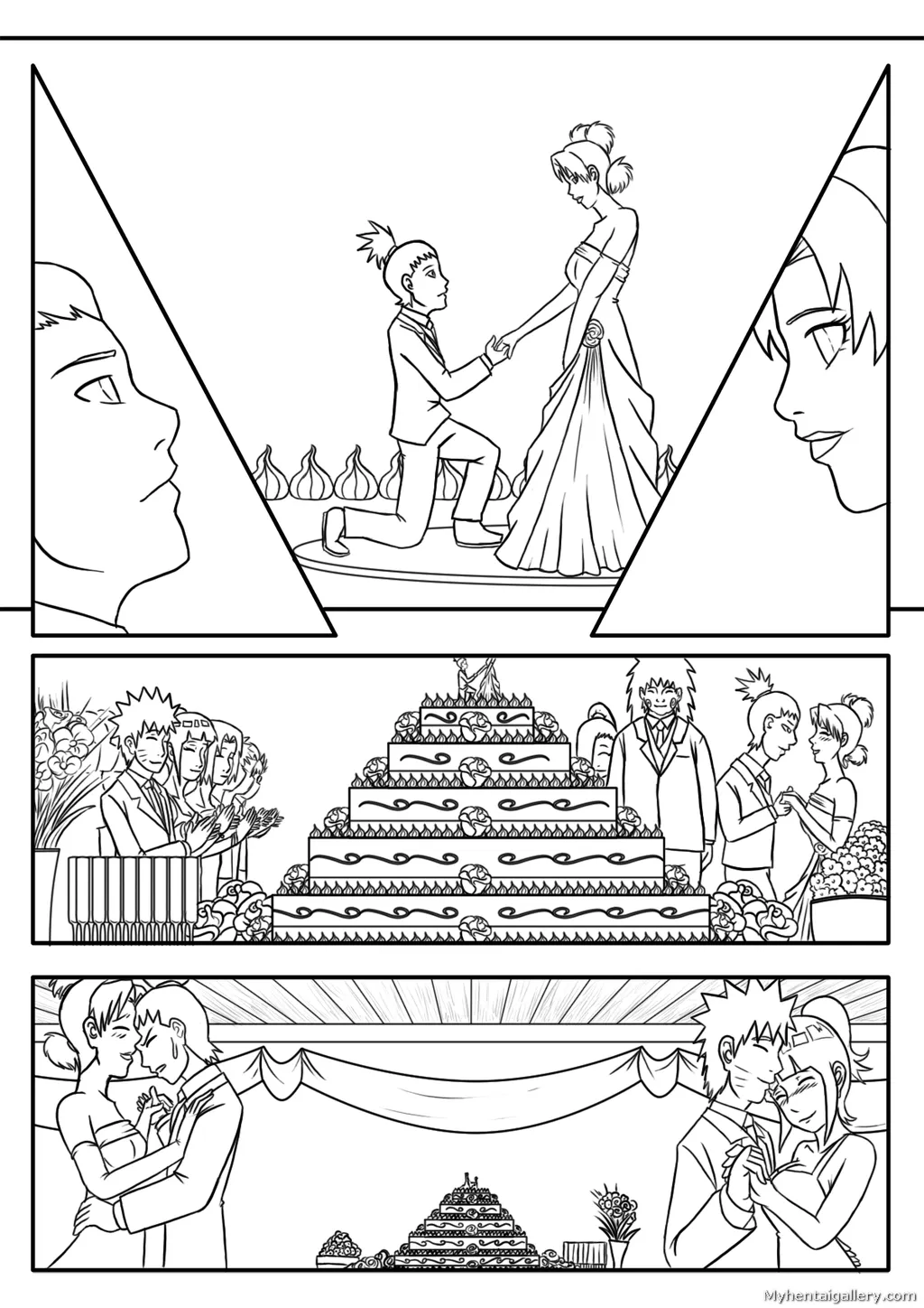 Shadow Wedding porno comics Cover