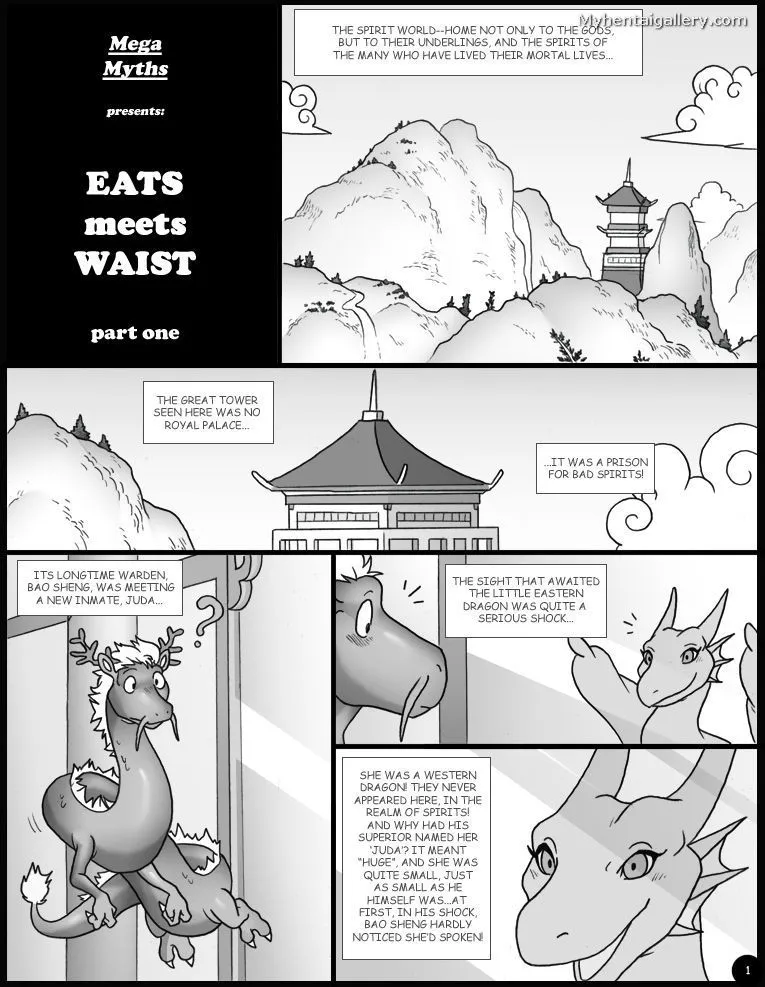 Eats Meets Waists porno comics Cover