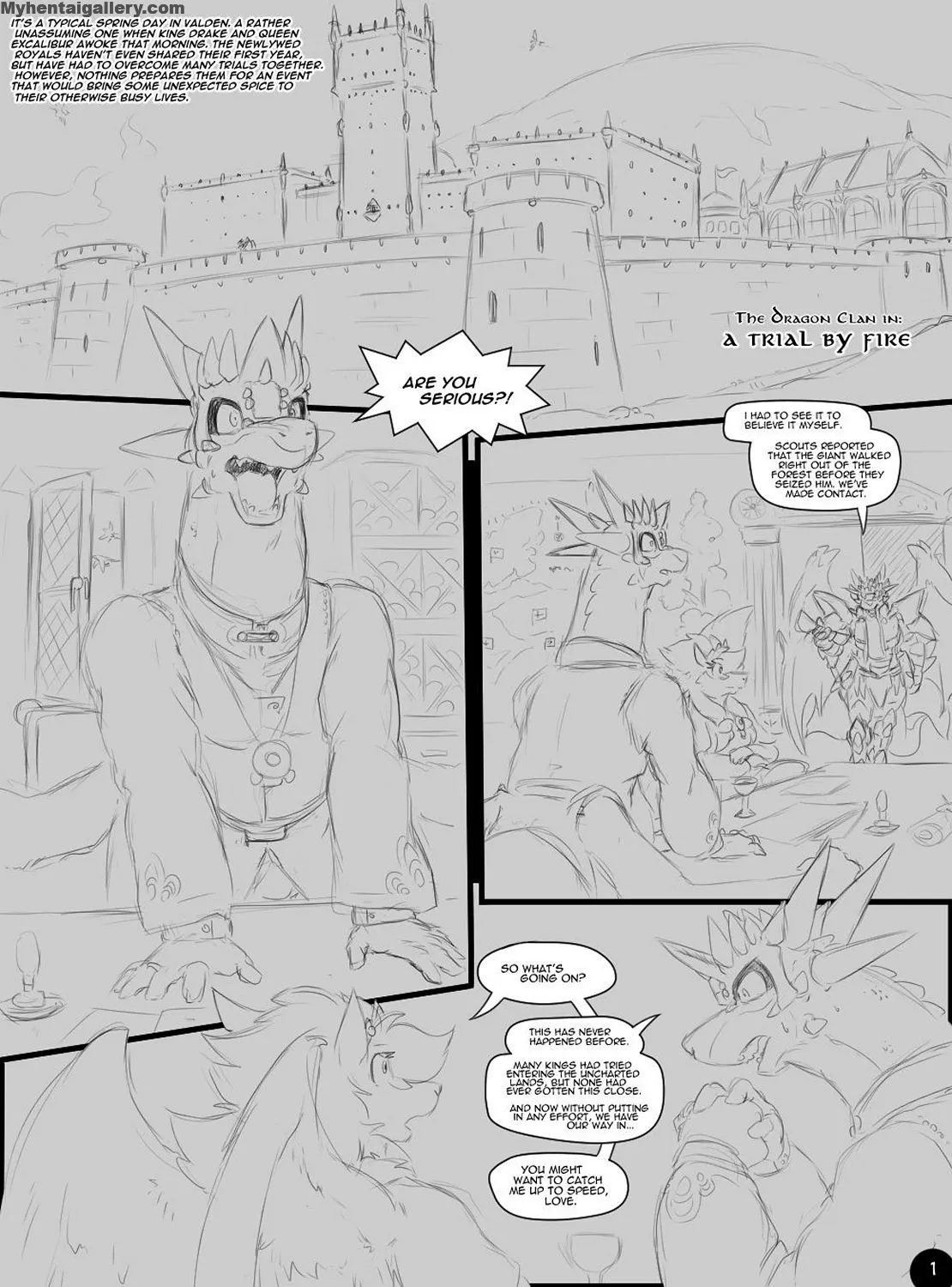 A Trial By Fire porno comics
