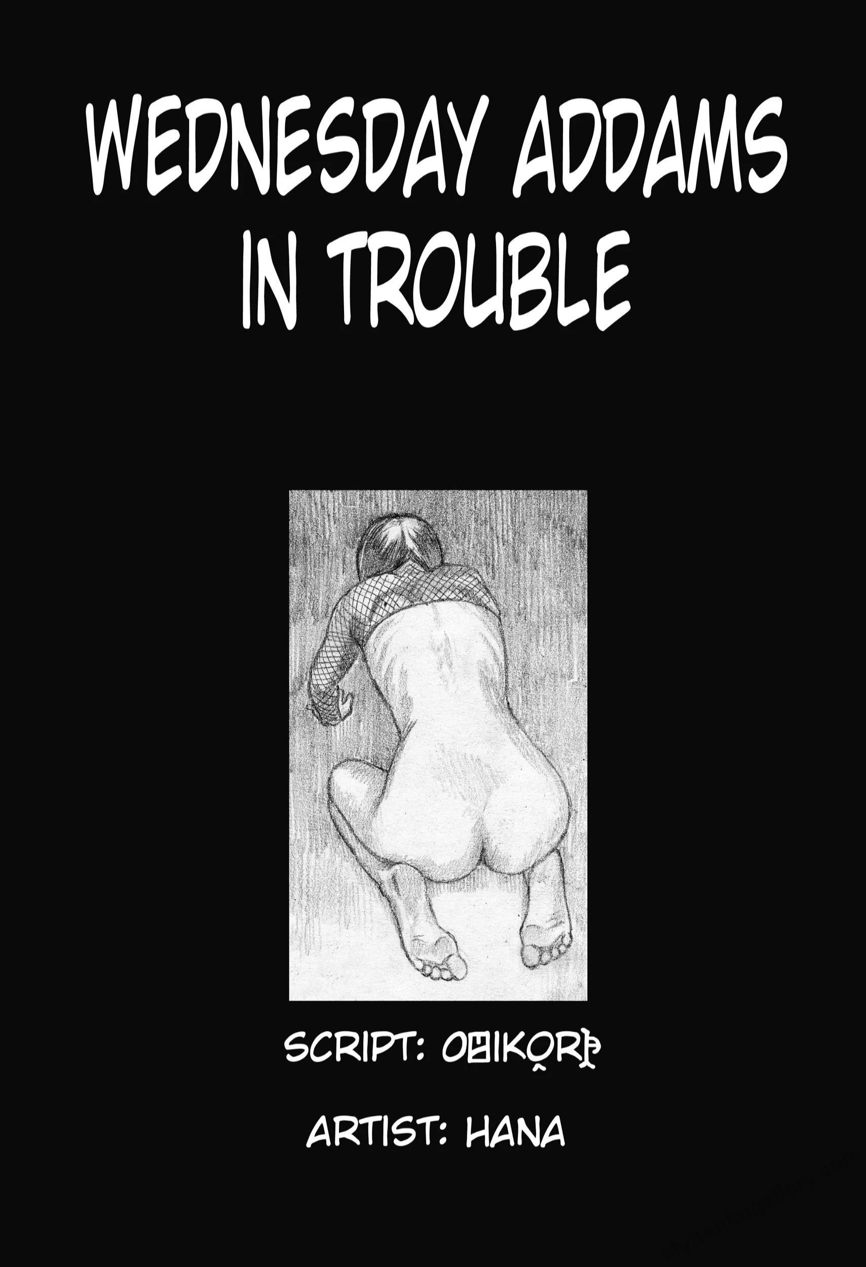 Wednesday Addams In Trouble porno comics