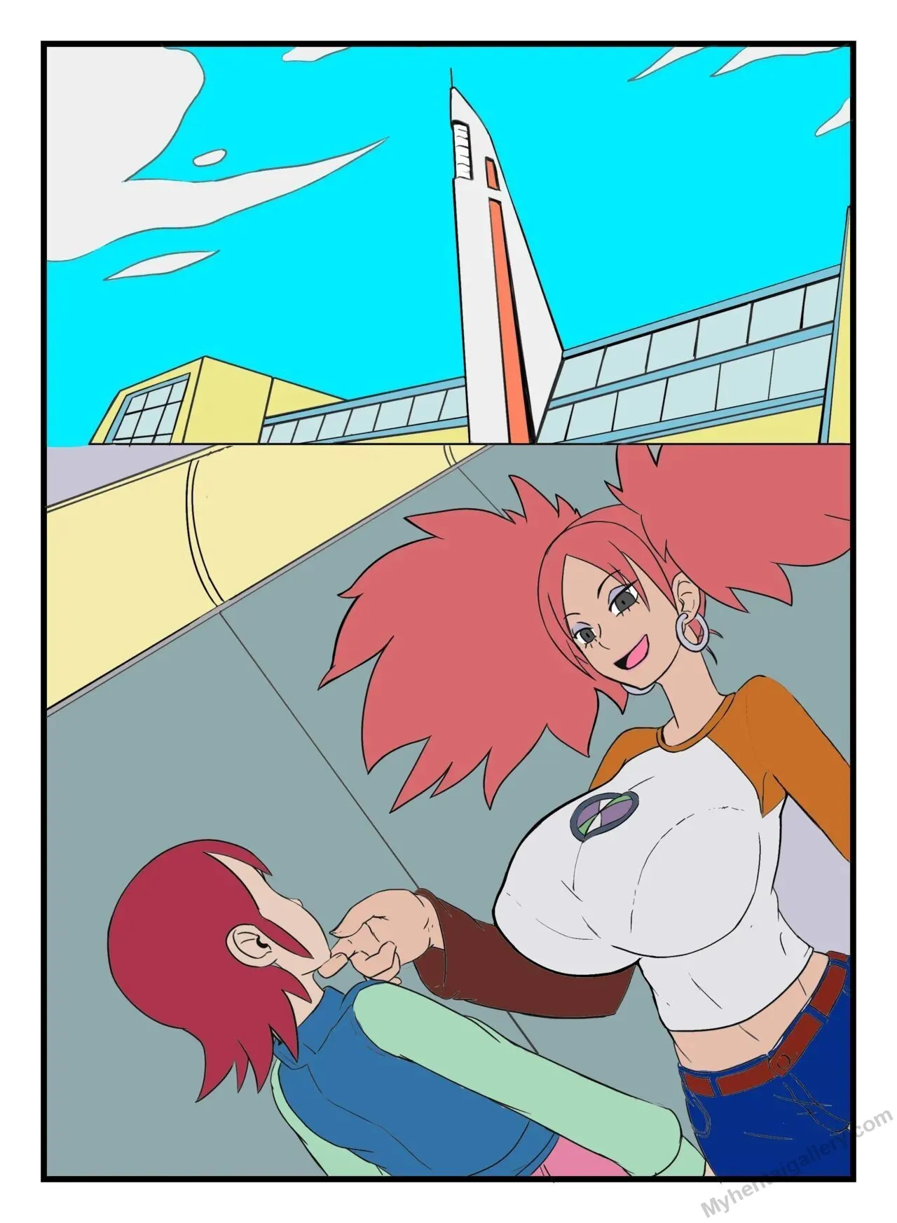 Megaman Battle Network - Mayl Vs Ms Madd (Colored) porno comics