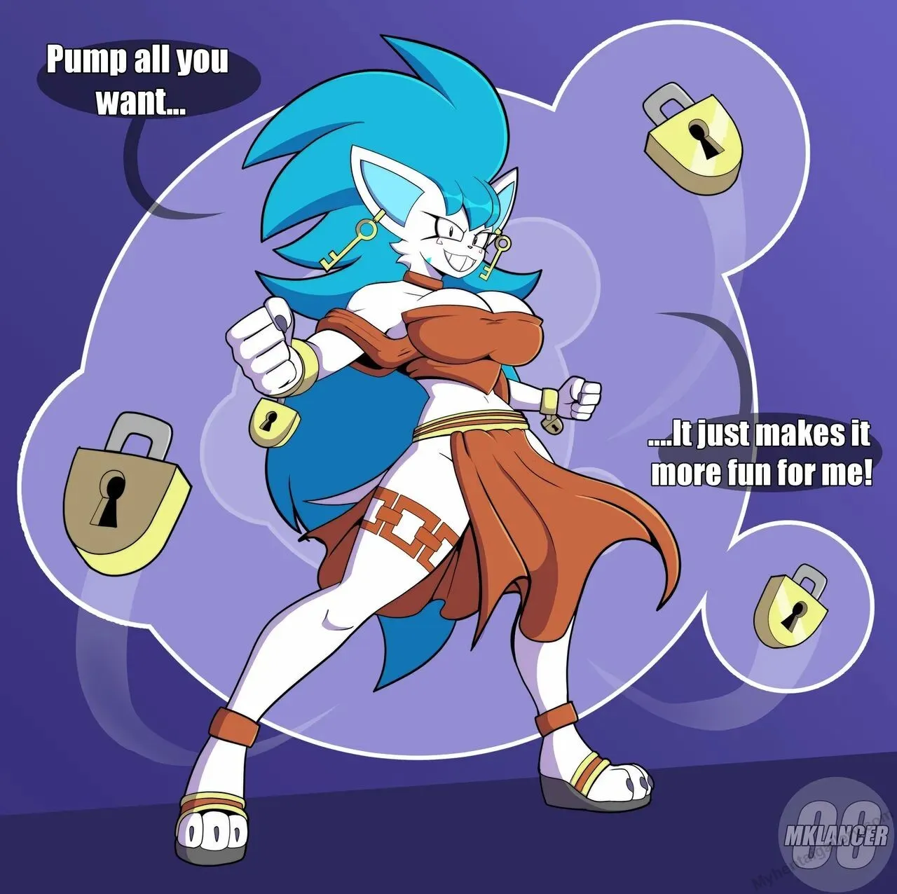 Zellia x Sera - Sera's NNN Trial porno comics Cover