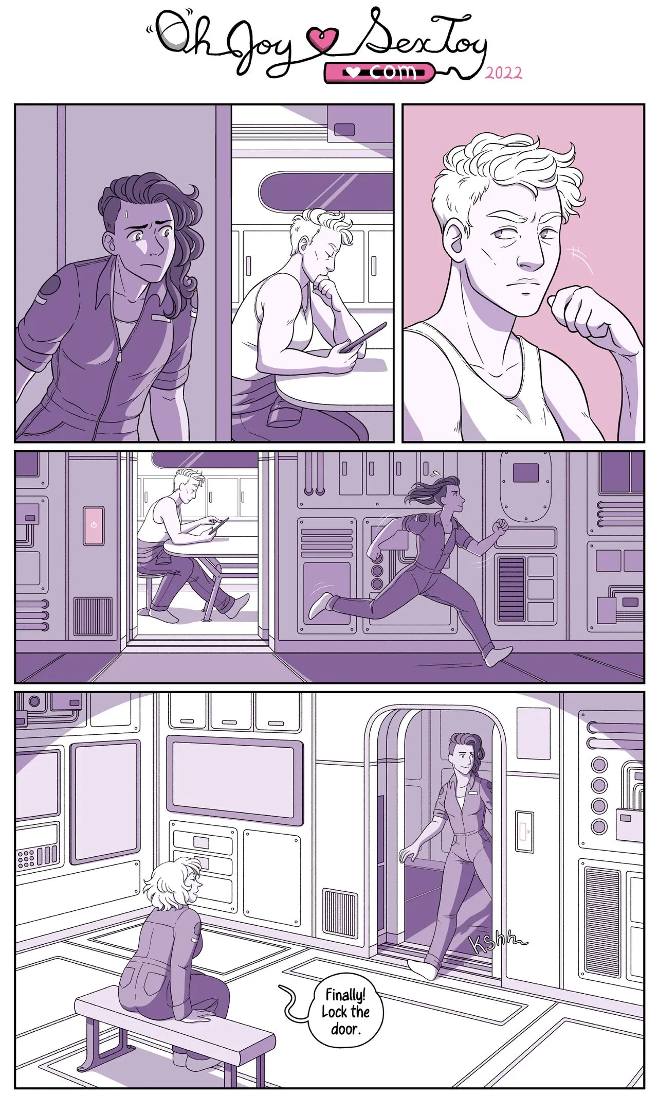 Zero G porno comics