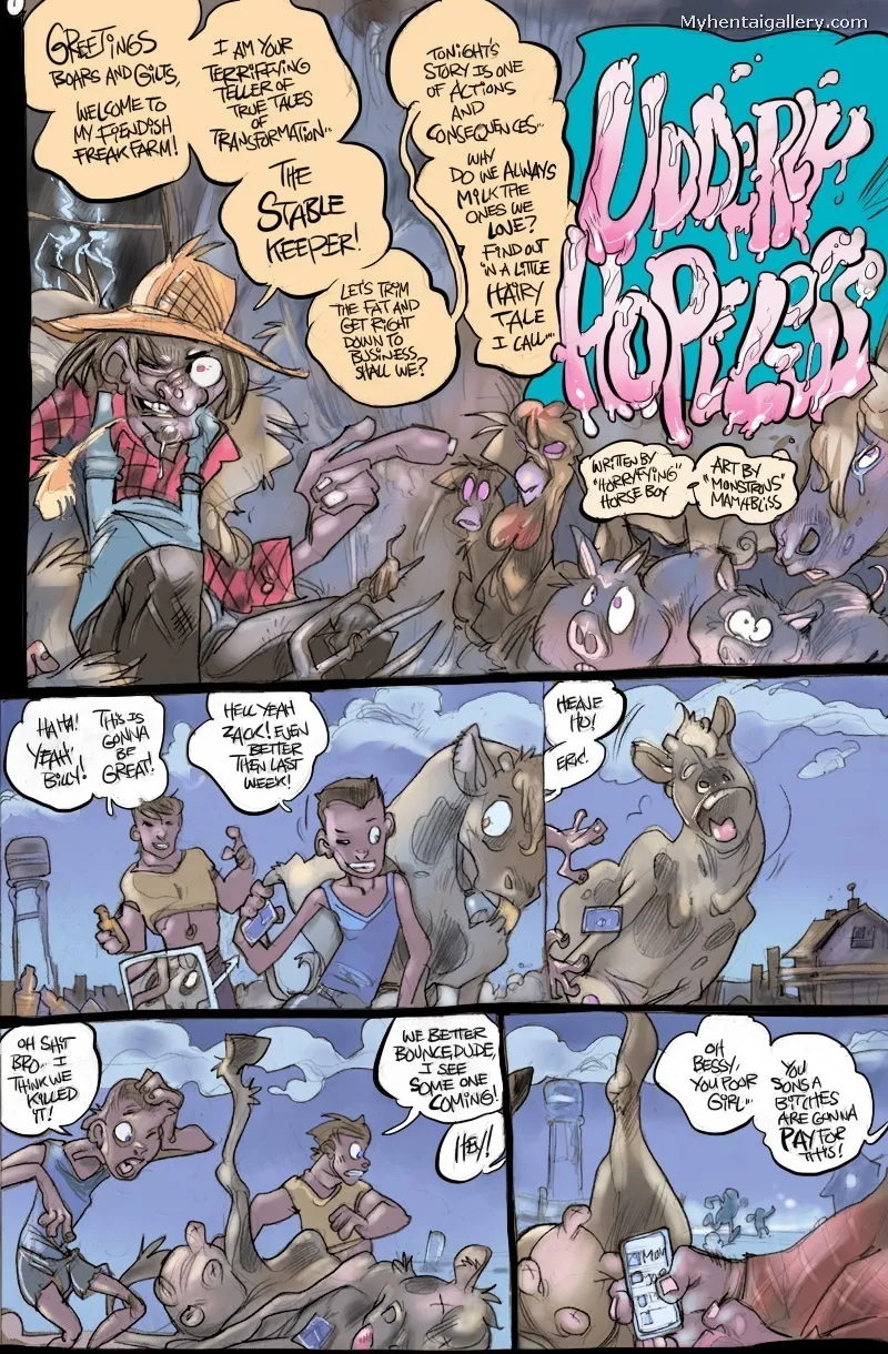 Udderly Hopeless porno comics Cover