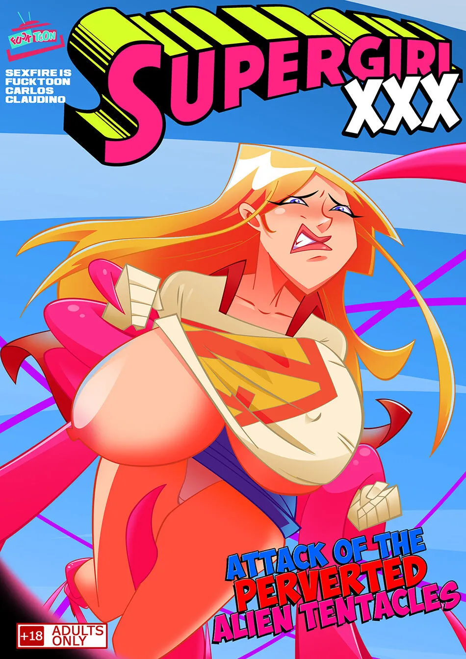 Supergirl XXX porno comics Cover