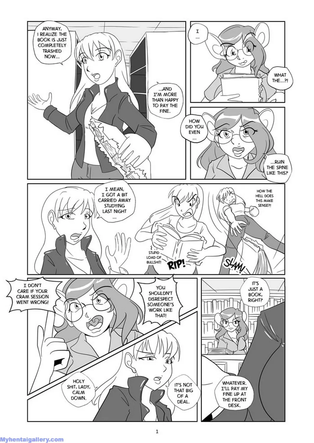 Just A Book porno comics