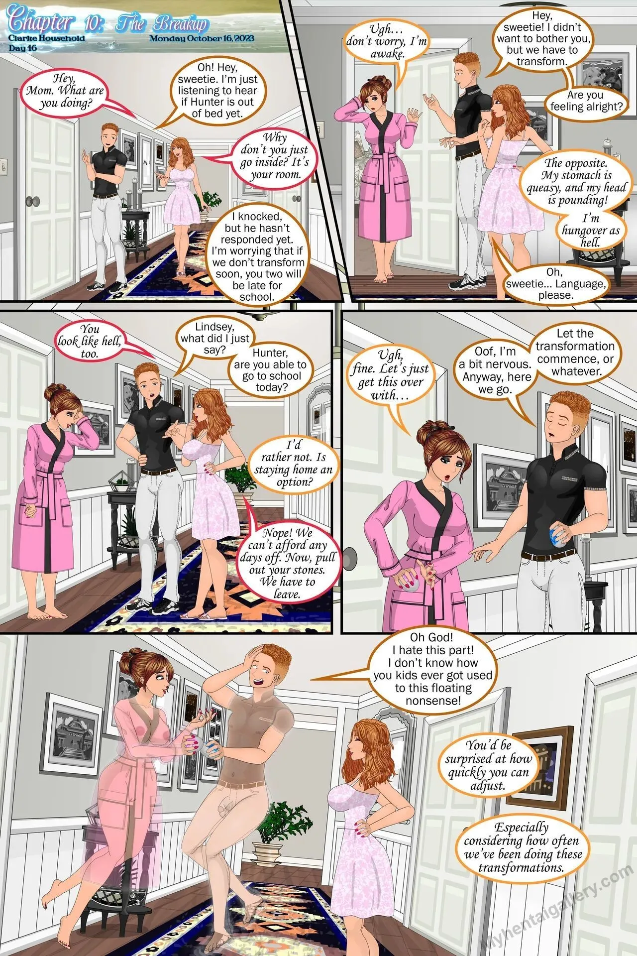 Exchange Siblings 10 - The Breakup porno comics