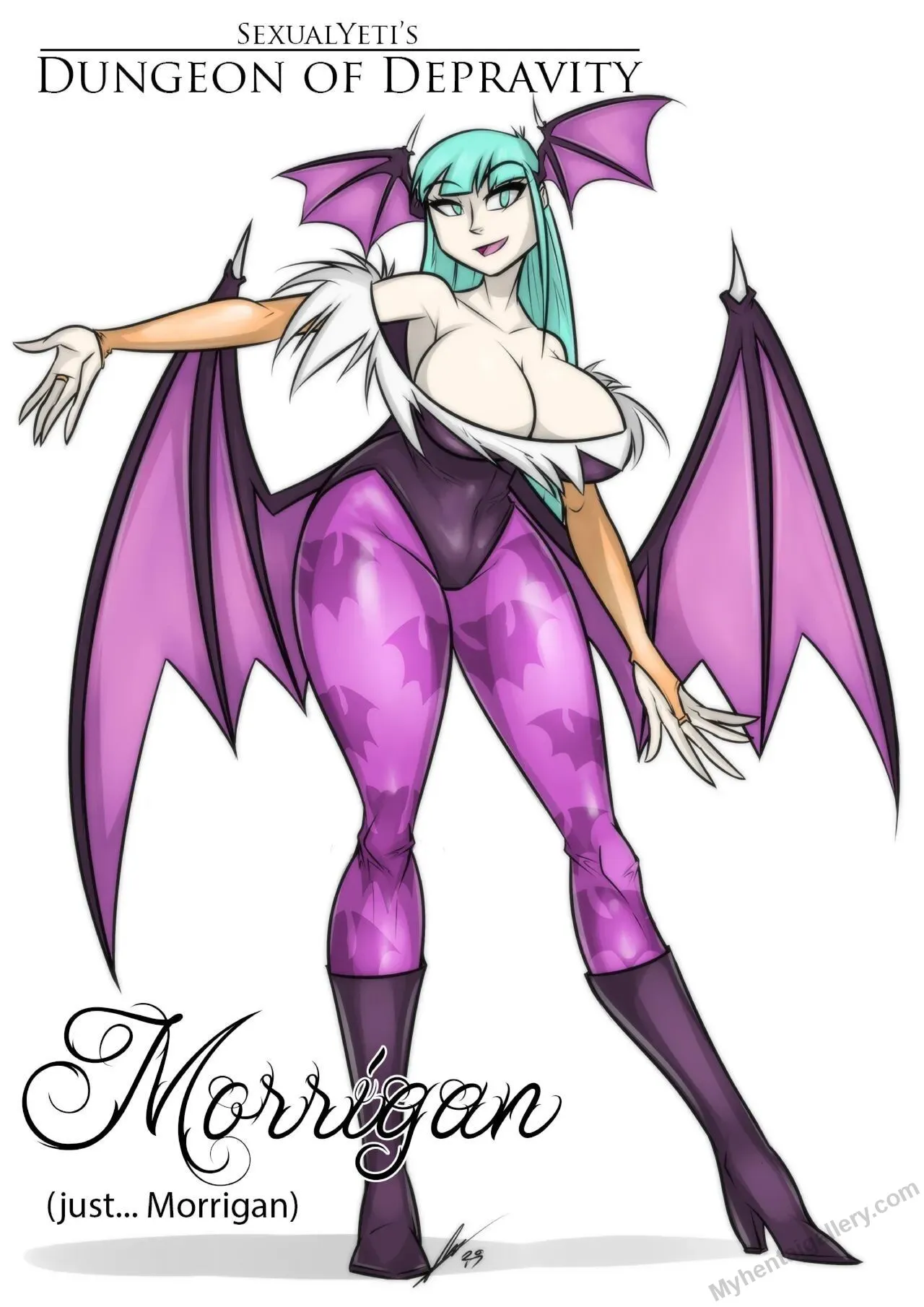 Dungeon Of Depravity - Morrigan porno comics