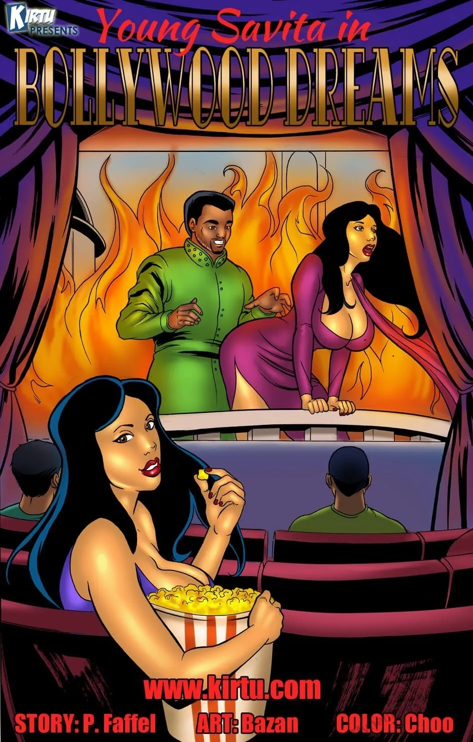 Savita's Bollywood Dreams 2 - Young Savita porno comics Cover