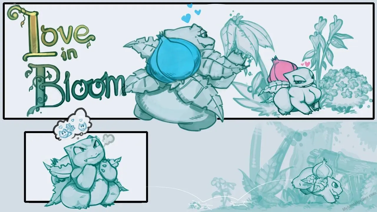 Love In Bloom porno comics Cover