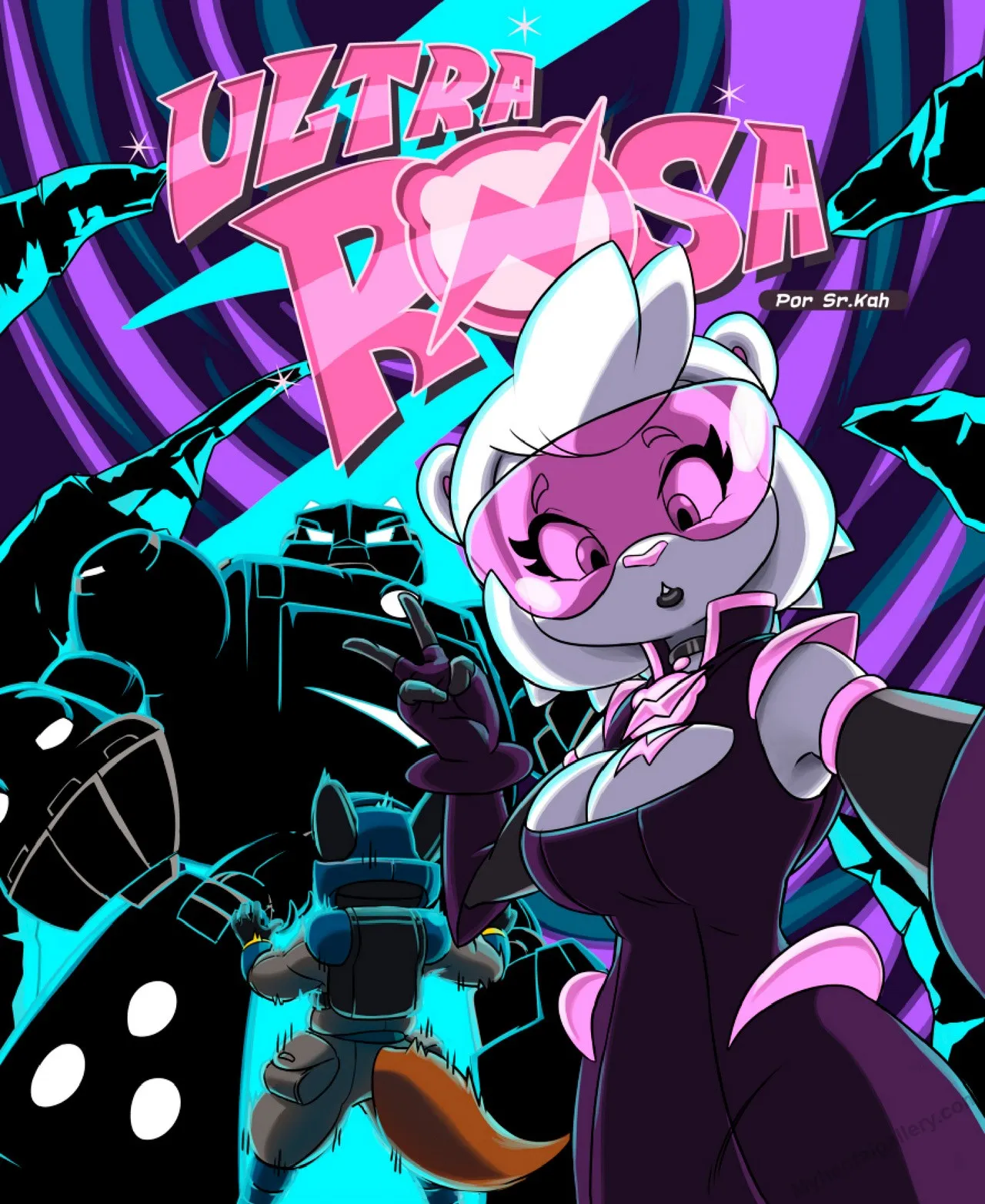 Ultra Rosa 1 - Ultra Rosa's Bounty Hunter Inc porno comics Cover