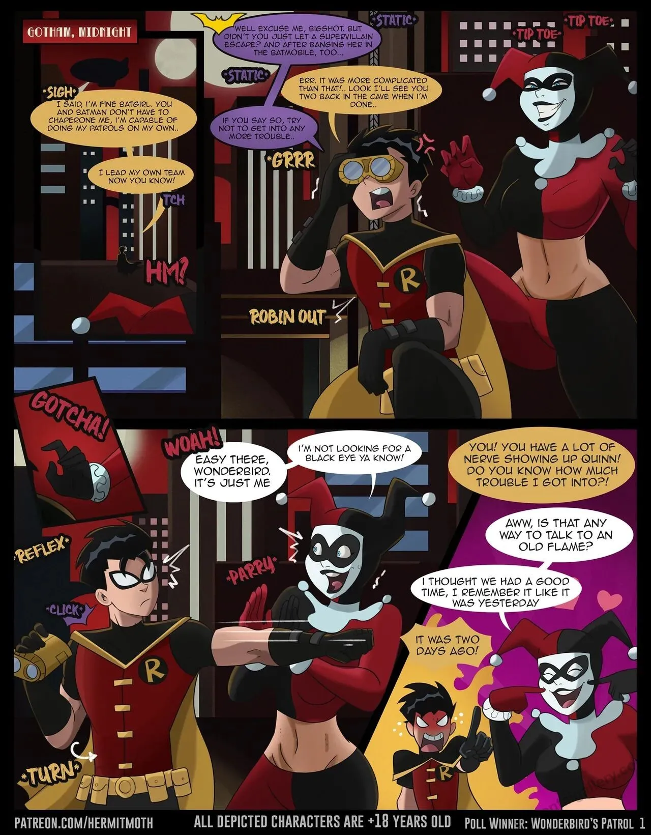 Wonderbird's Patrol 1 porno comics Cover