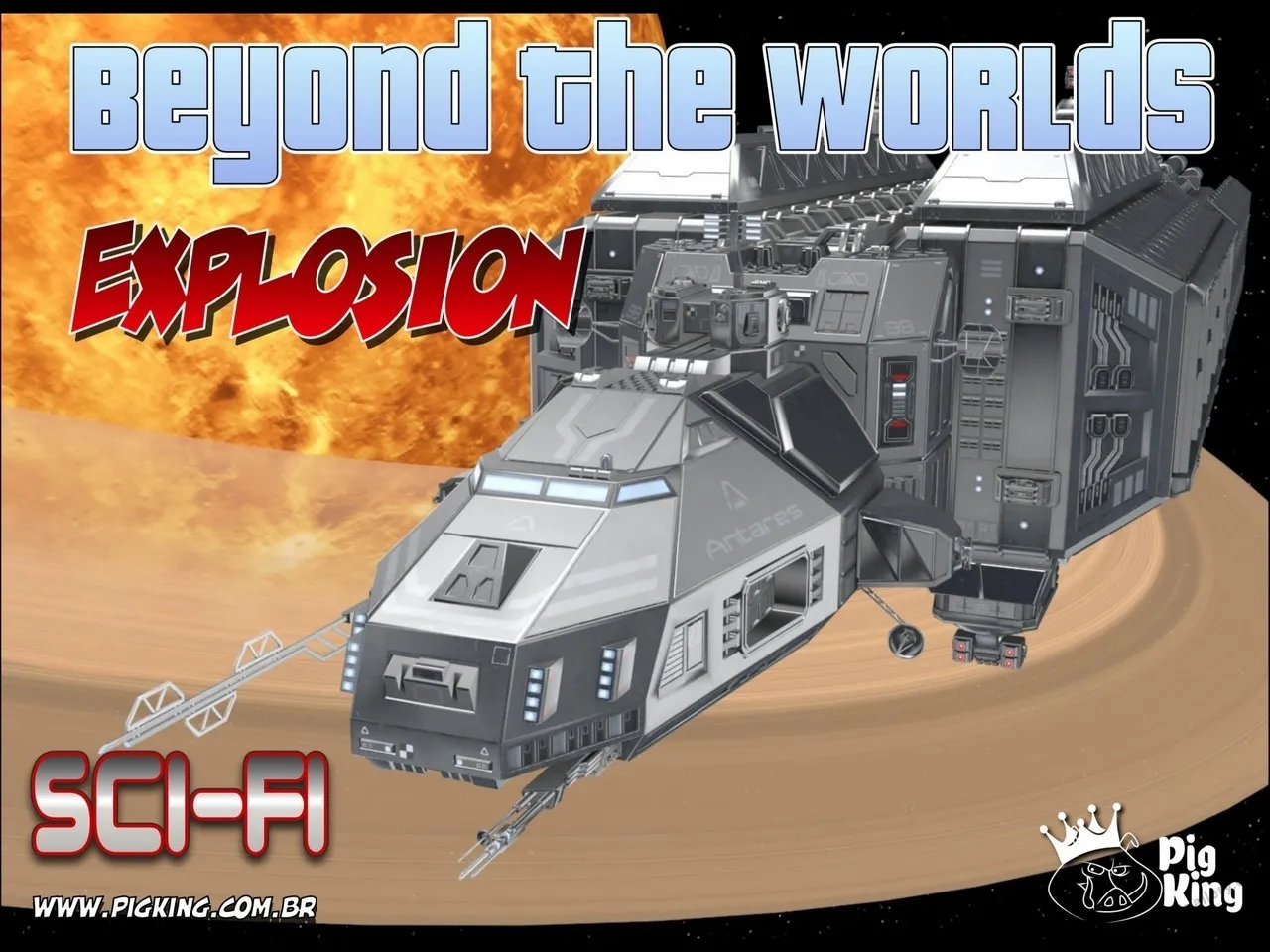 Beyond The Worlds - Explosion porno comics Cover
