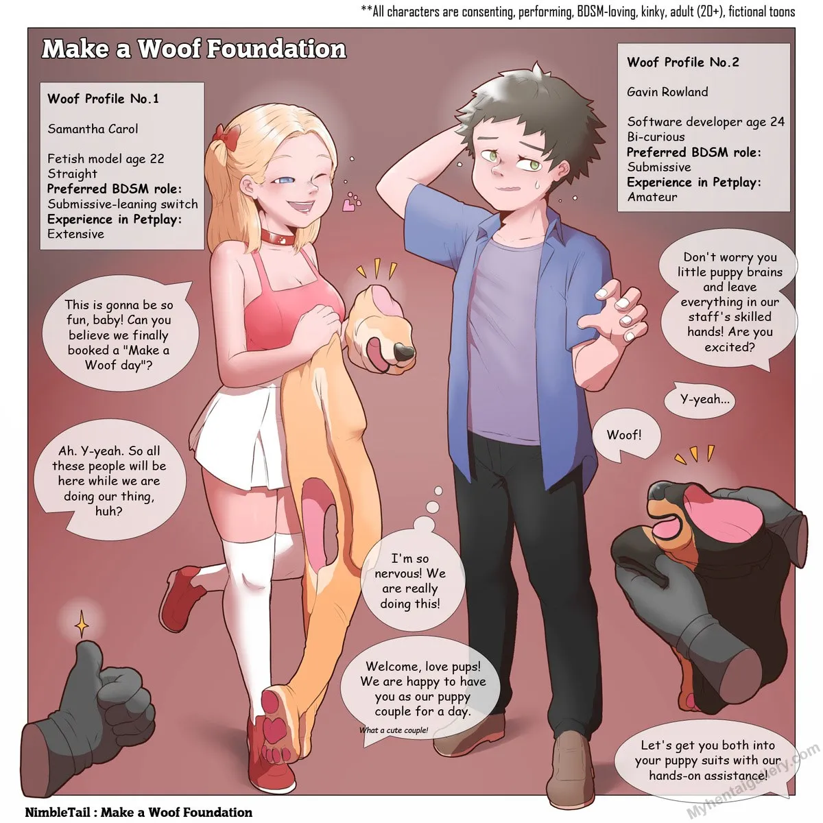 Make A Woof Foundation porno comics Cover