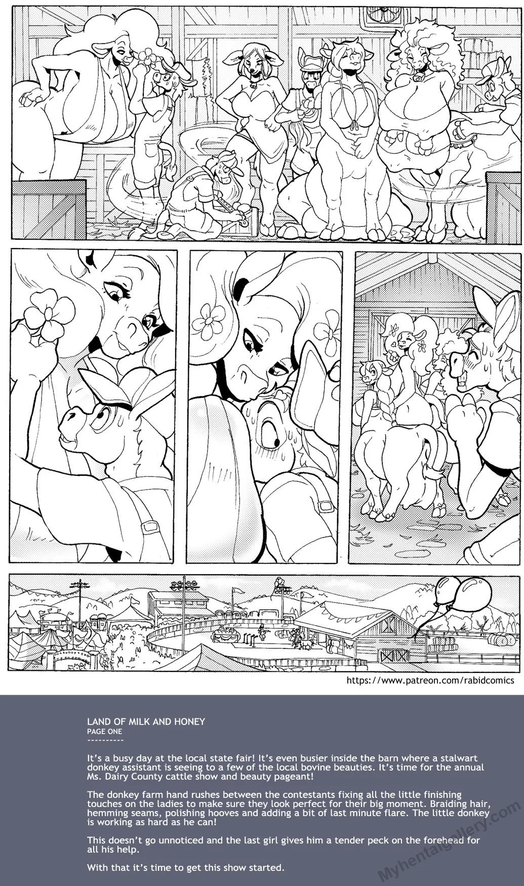 Land Of Milk And Honey porno comics Cover