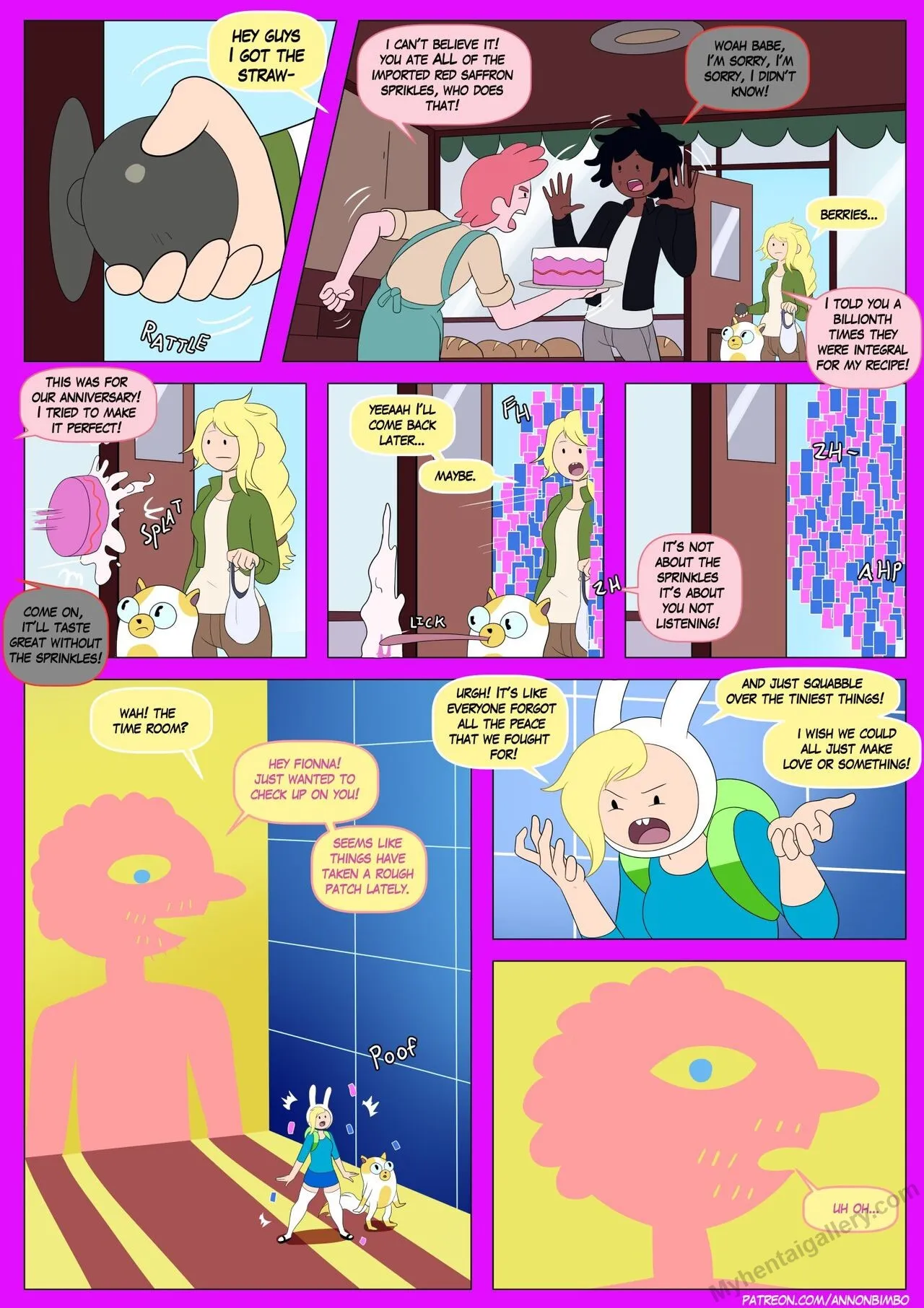 Fionna & Cake - Love Or Something porno comics Cover