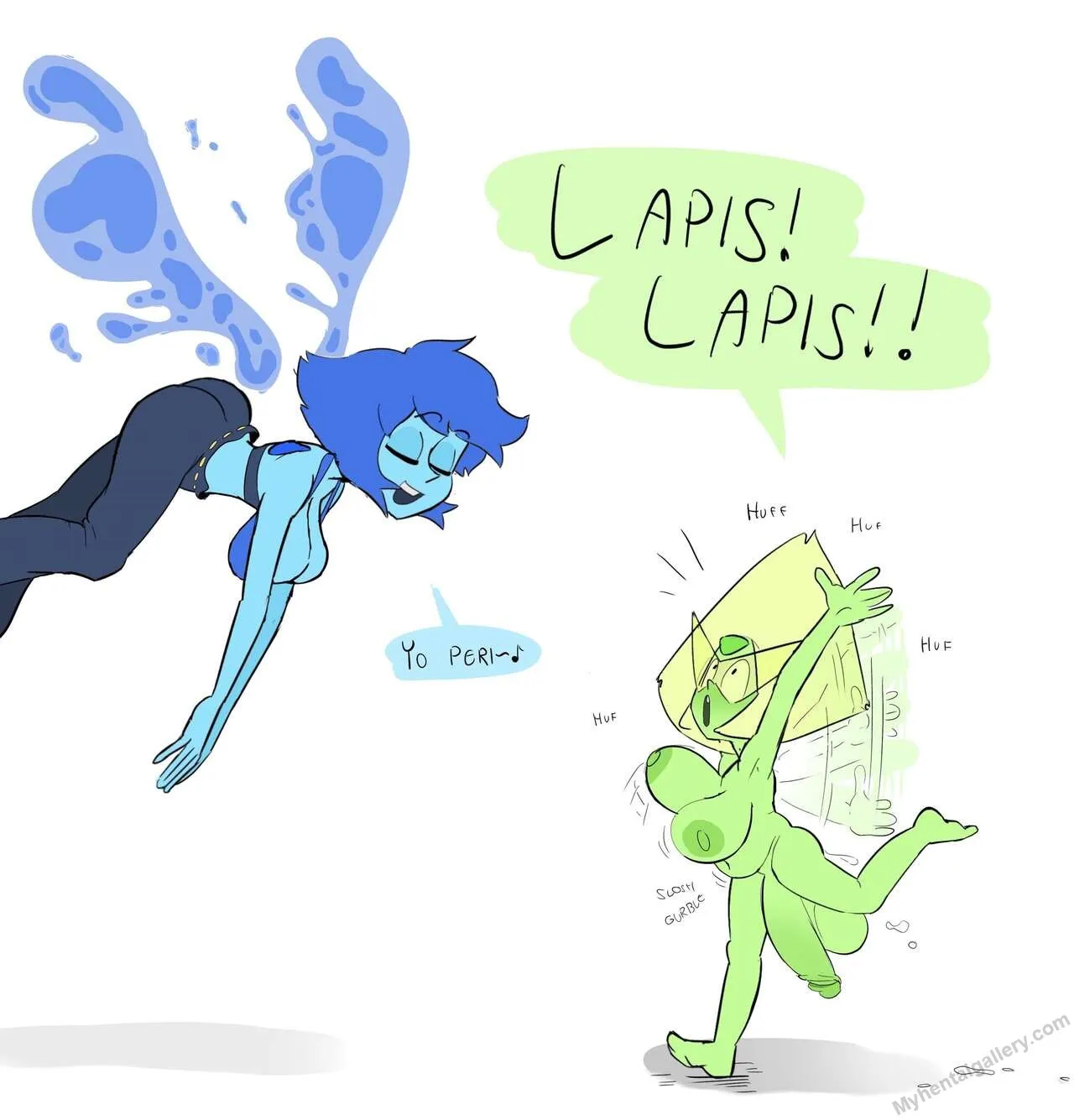 Lapis & Peridot porno comics Cover
