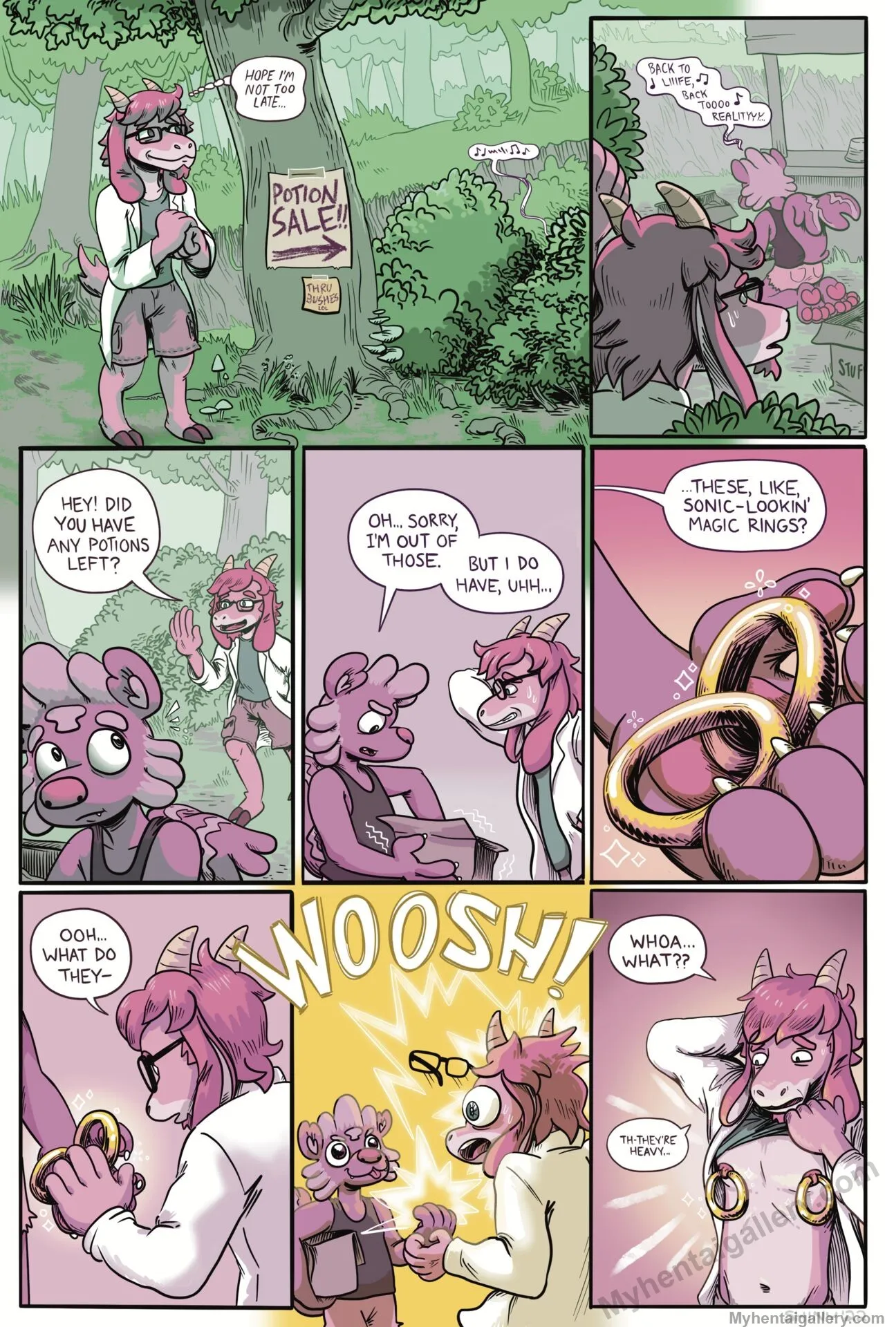 Dilly's Magic Rings porno comics