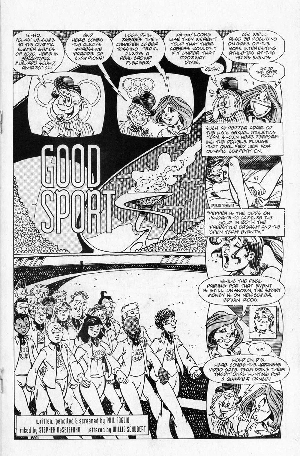 Good Sport porno comics Cover