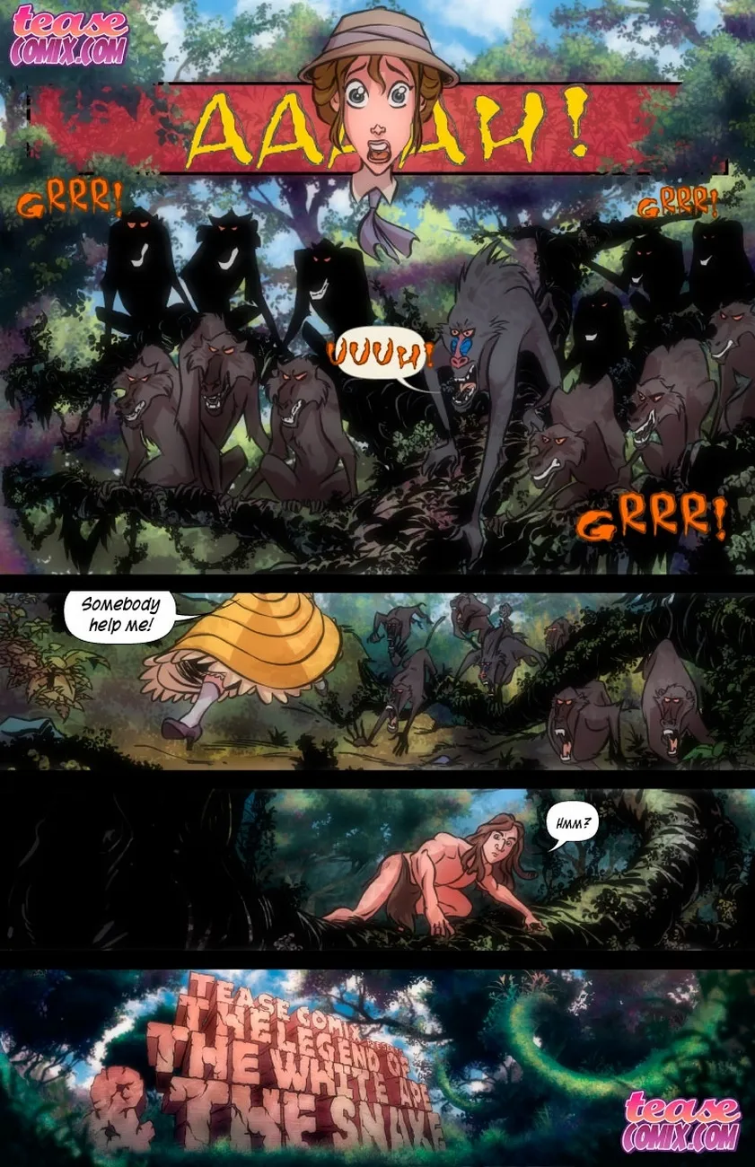 The Legend Of The White Ape And The Snake 1 porno comics