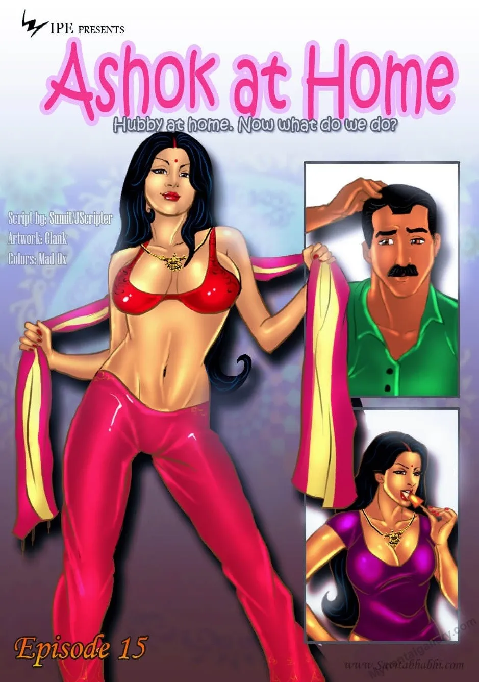 Savita Bhabhi 15 - Ashok At Home porno comics Cover
