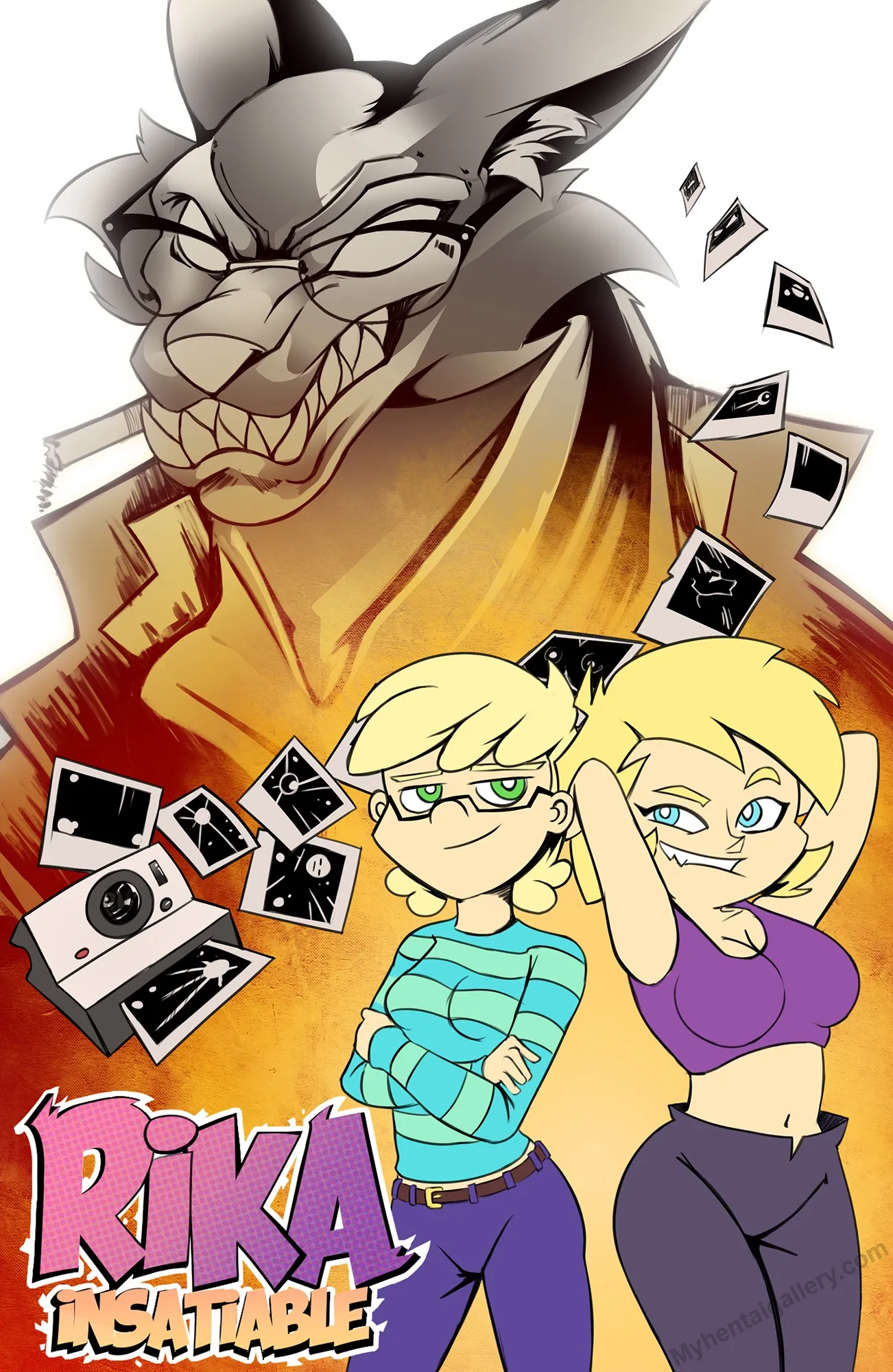 Rika Insatiable porno comics Cover