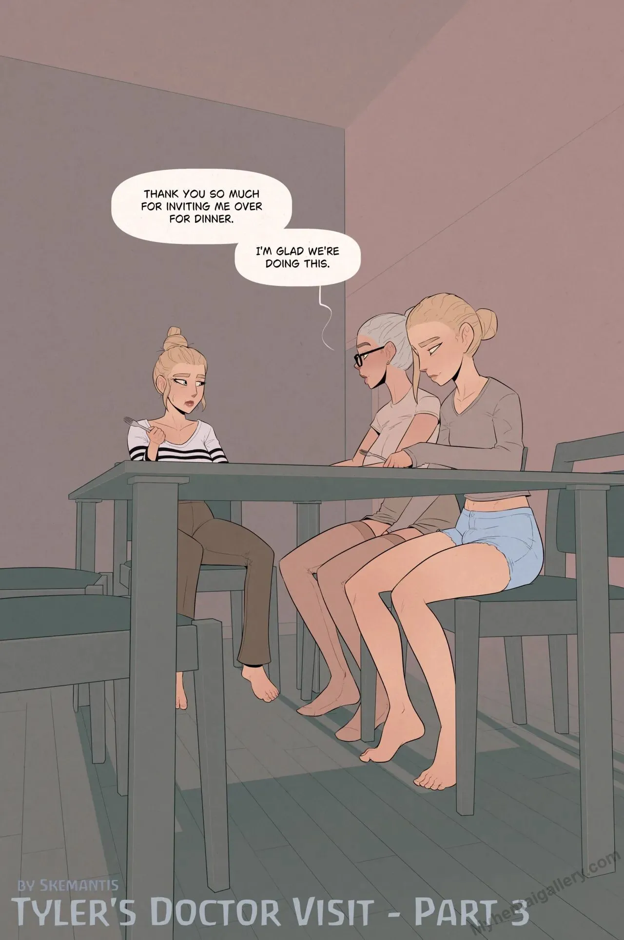Tyler's Doctor Visit 3 porno comics Cover