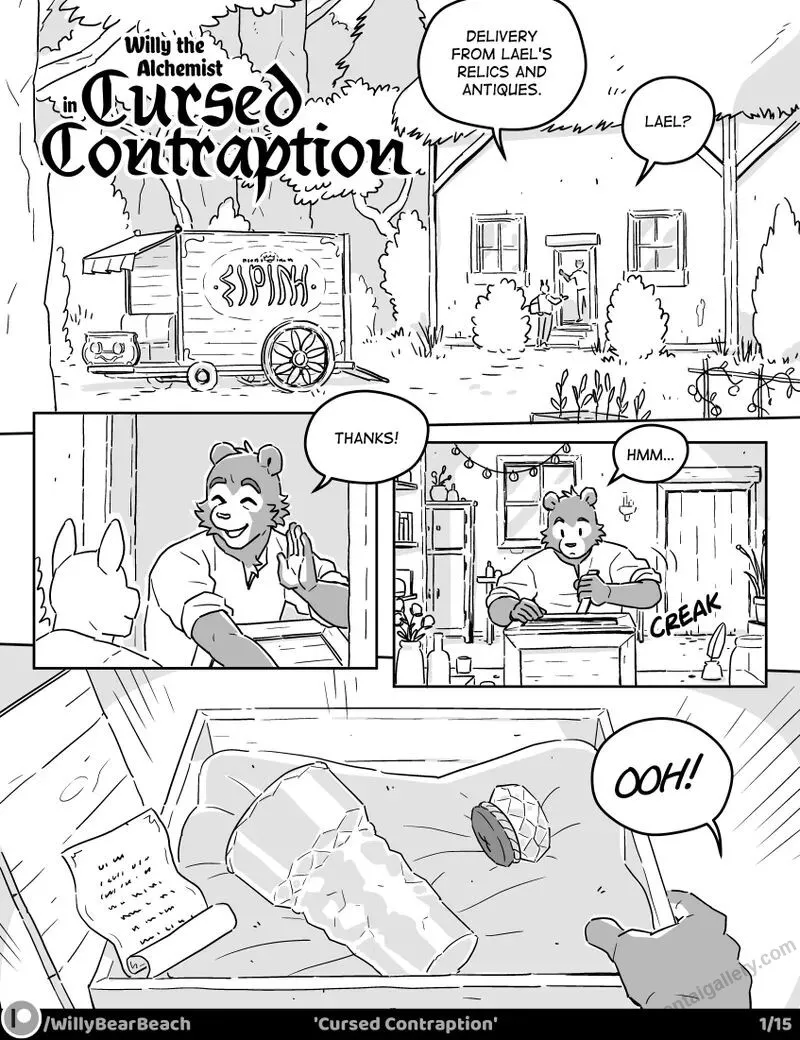 Willy The Alchemist - Cursed Contraption porno comics Cover